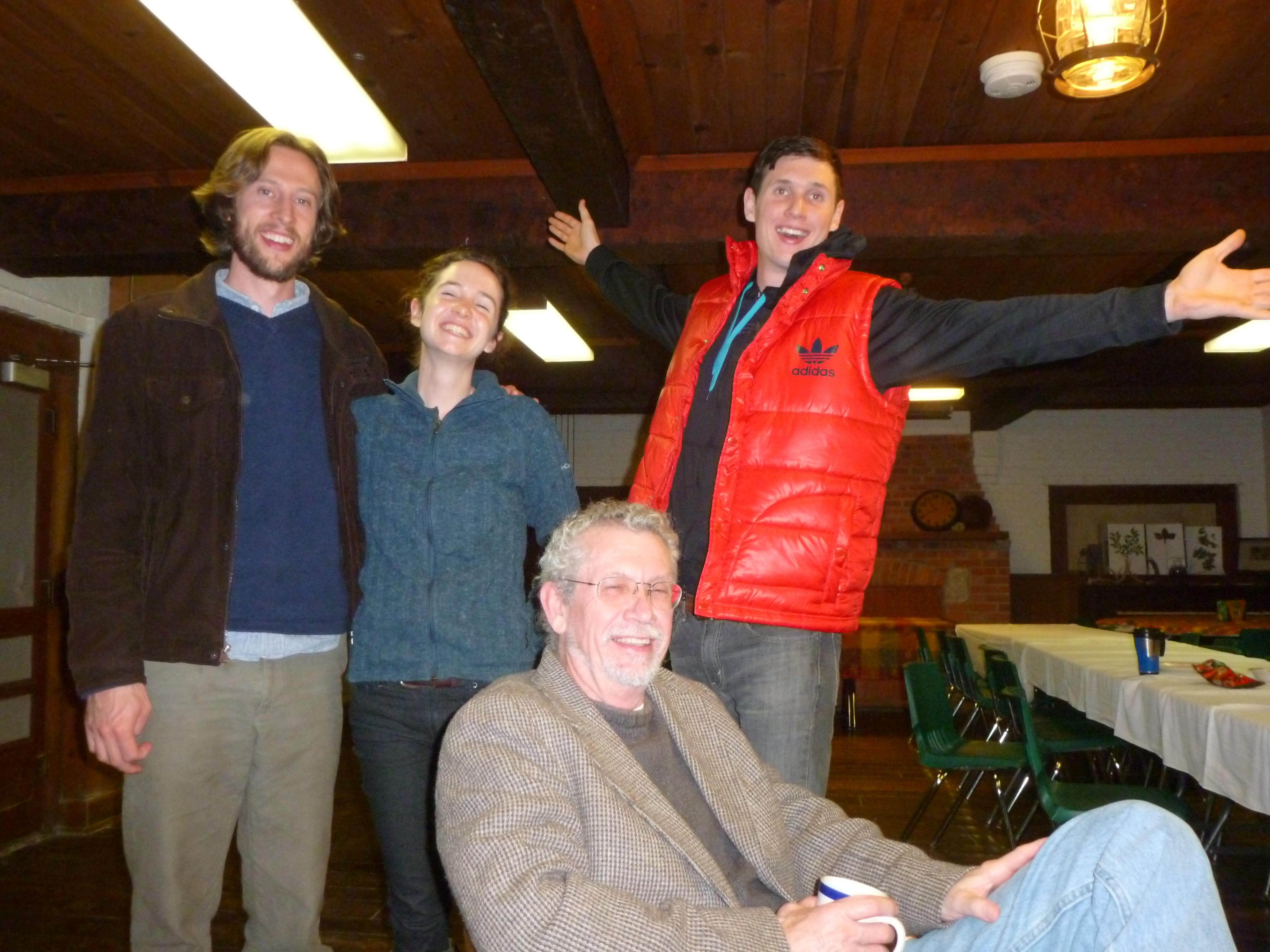 Tim, Conor, Shaun and Teresa celebrating Thanksgiving at Horn Lodge (Macomb, IL).