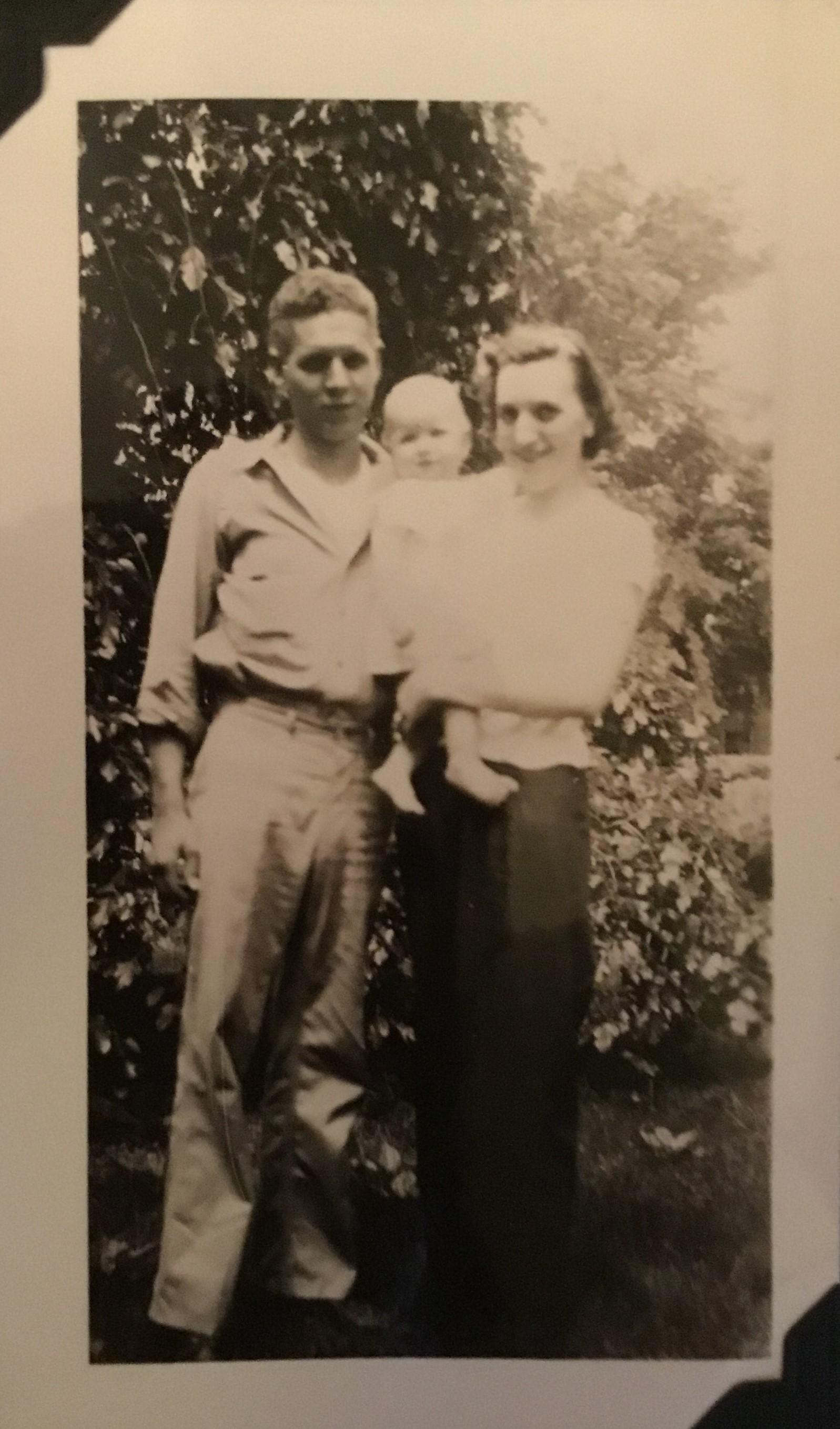 Mom as a baby with her parents