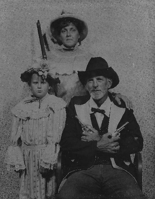 Taken at Kings Island 1980's Daughter Melissa, Wife Ruth and Delbert