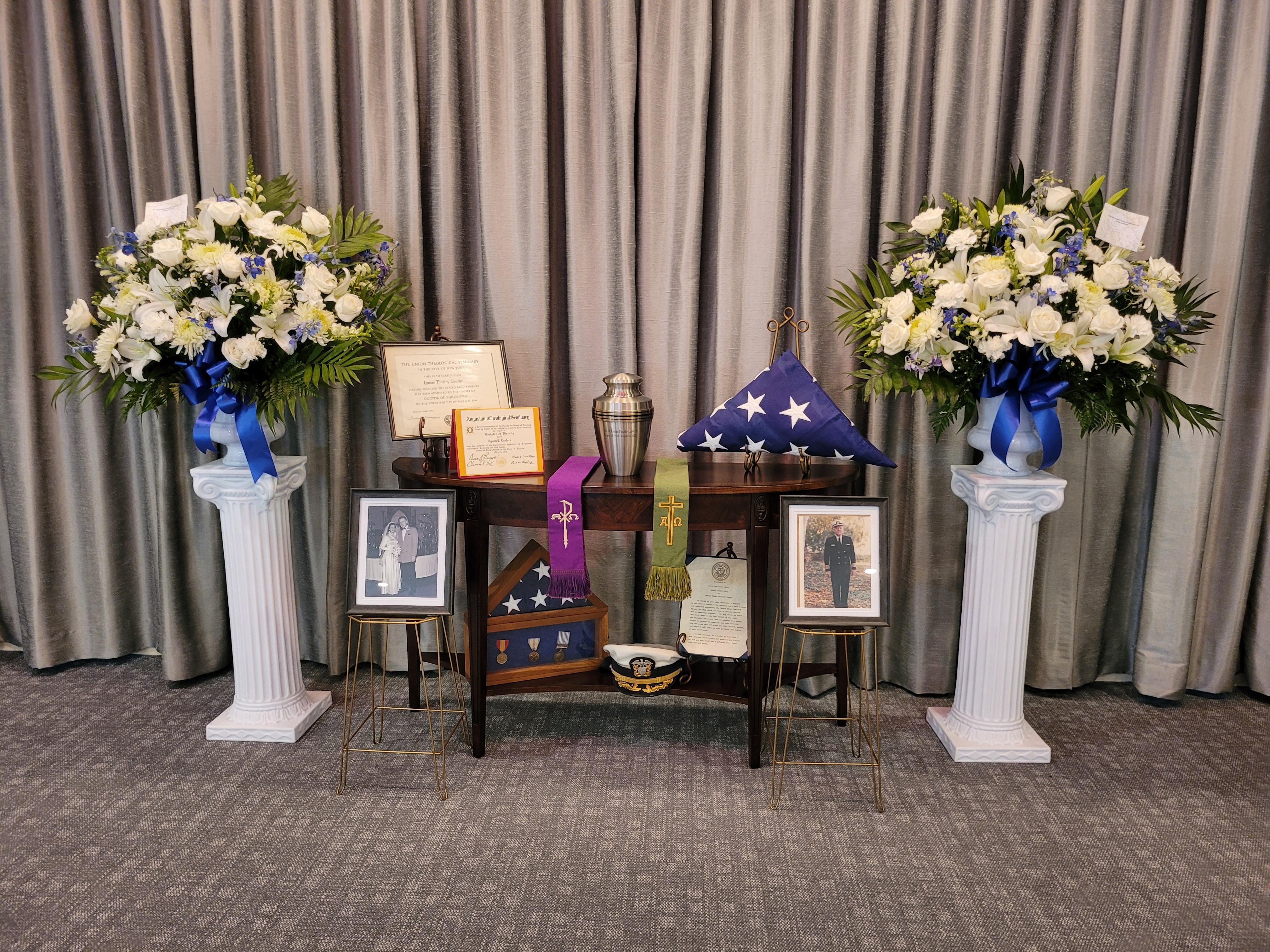 Lyman's remembrance table