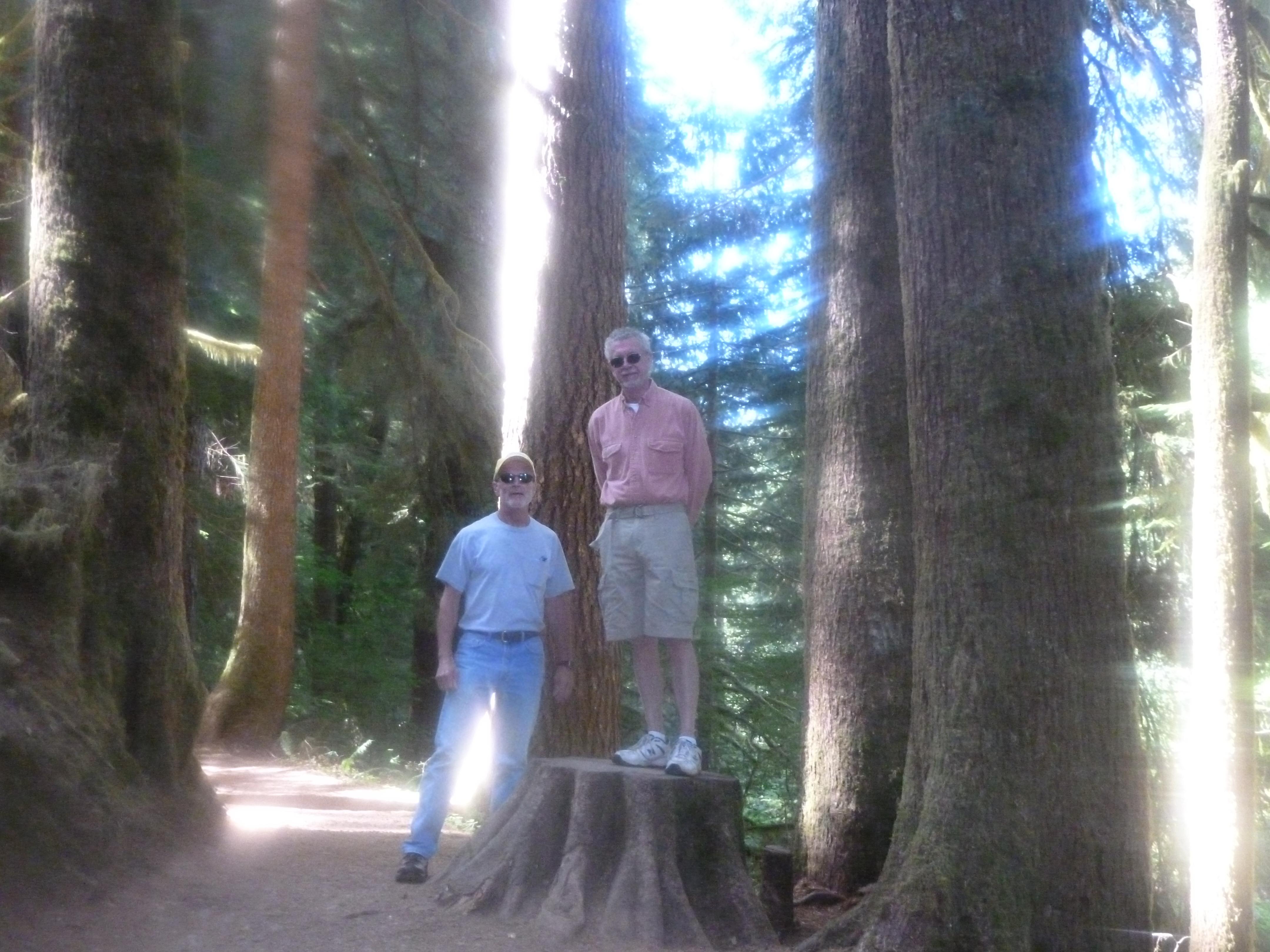 We are but a small part of our world. Tim and Dan (BIL) on the Oregon Coast after Teresa and Shaun's wedding.