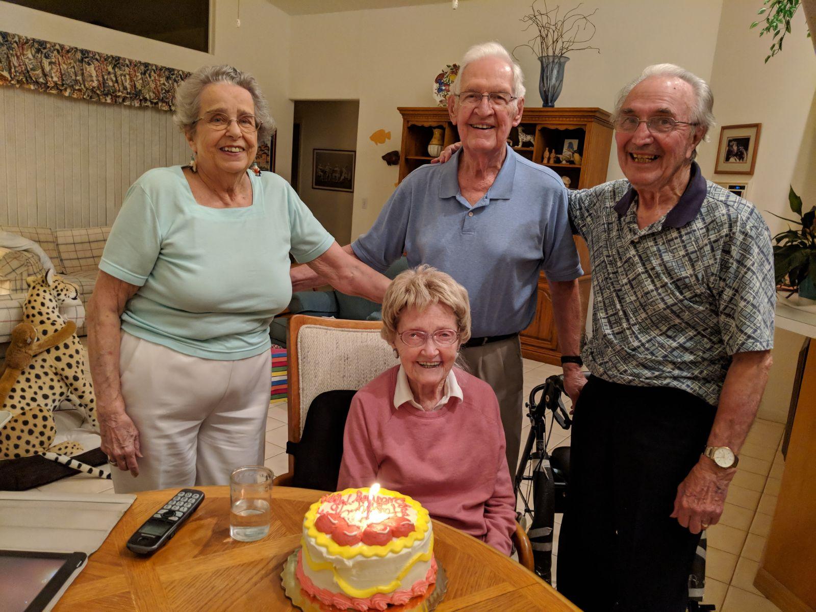 Sam & Jerry with friends Joe & Esther
