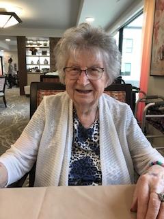 This was picture was taken in June 2023 right before she had one of her favorite meals…shrimp. I was able to spend 4 days with Vivian, just the two of us. We looked at photo albums and talked about those she remembered. I will always treasure the memories of hours spent talking with her and how much love and joy she showed me and my family.
