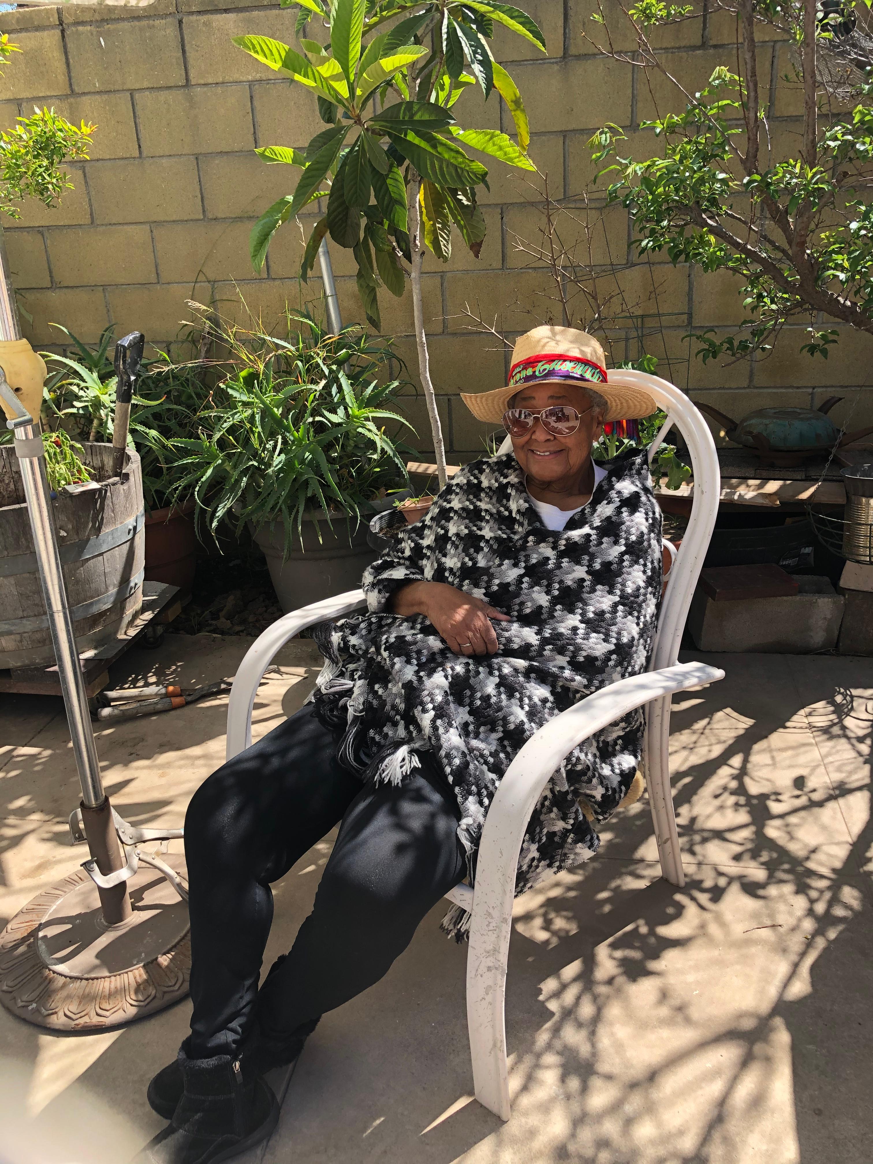 Mom loved relaxing in her garden 🪴