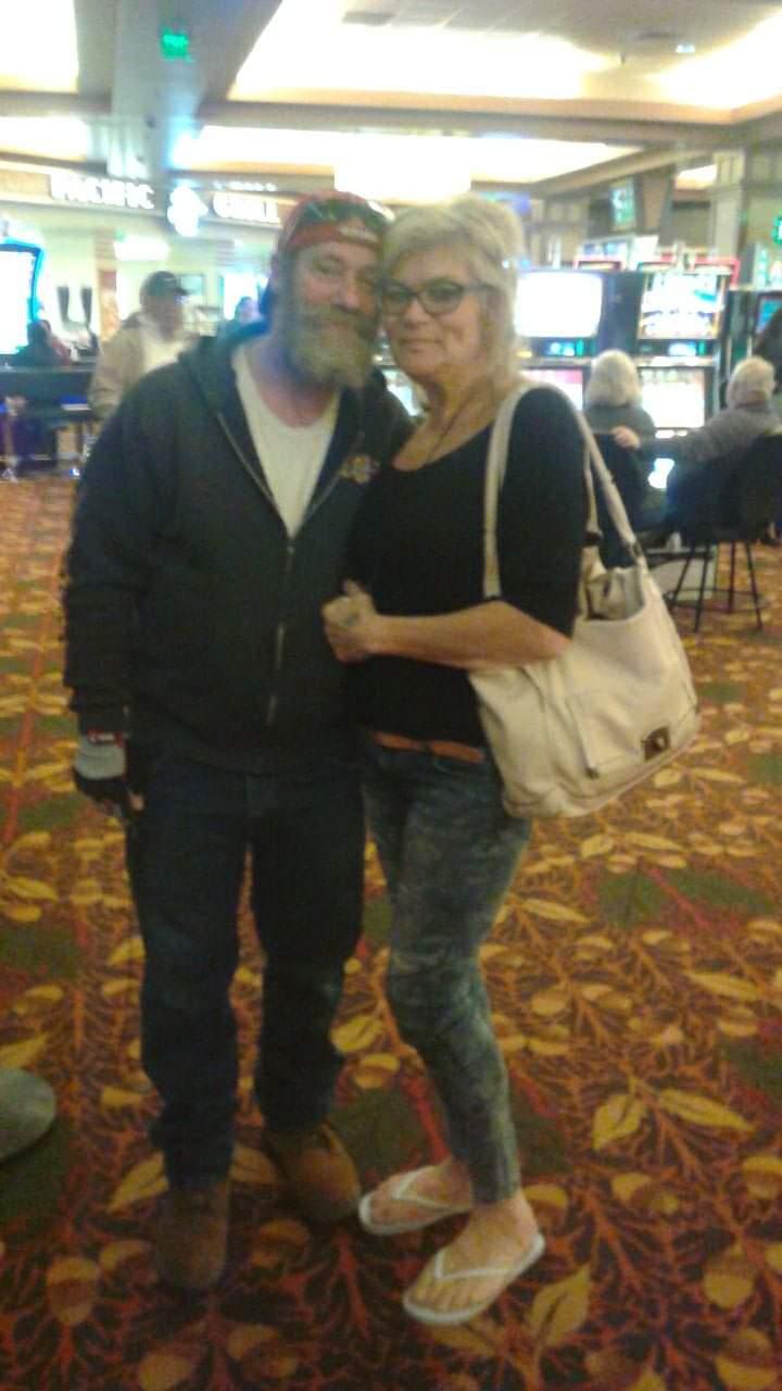 Casino with mom and dad for our anniversary one year.
