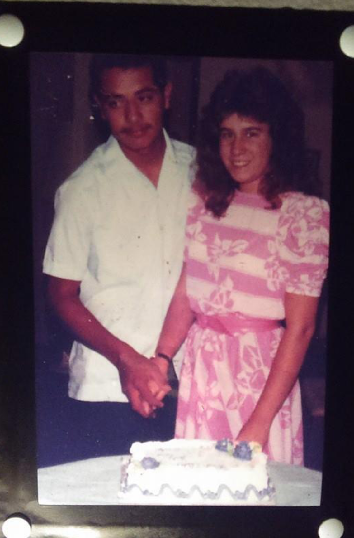 Andrew and wife, Judy on their wedding day. 