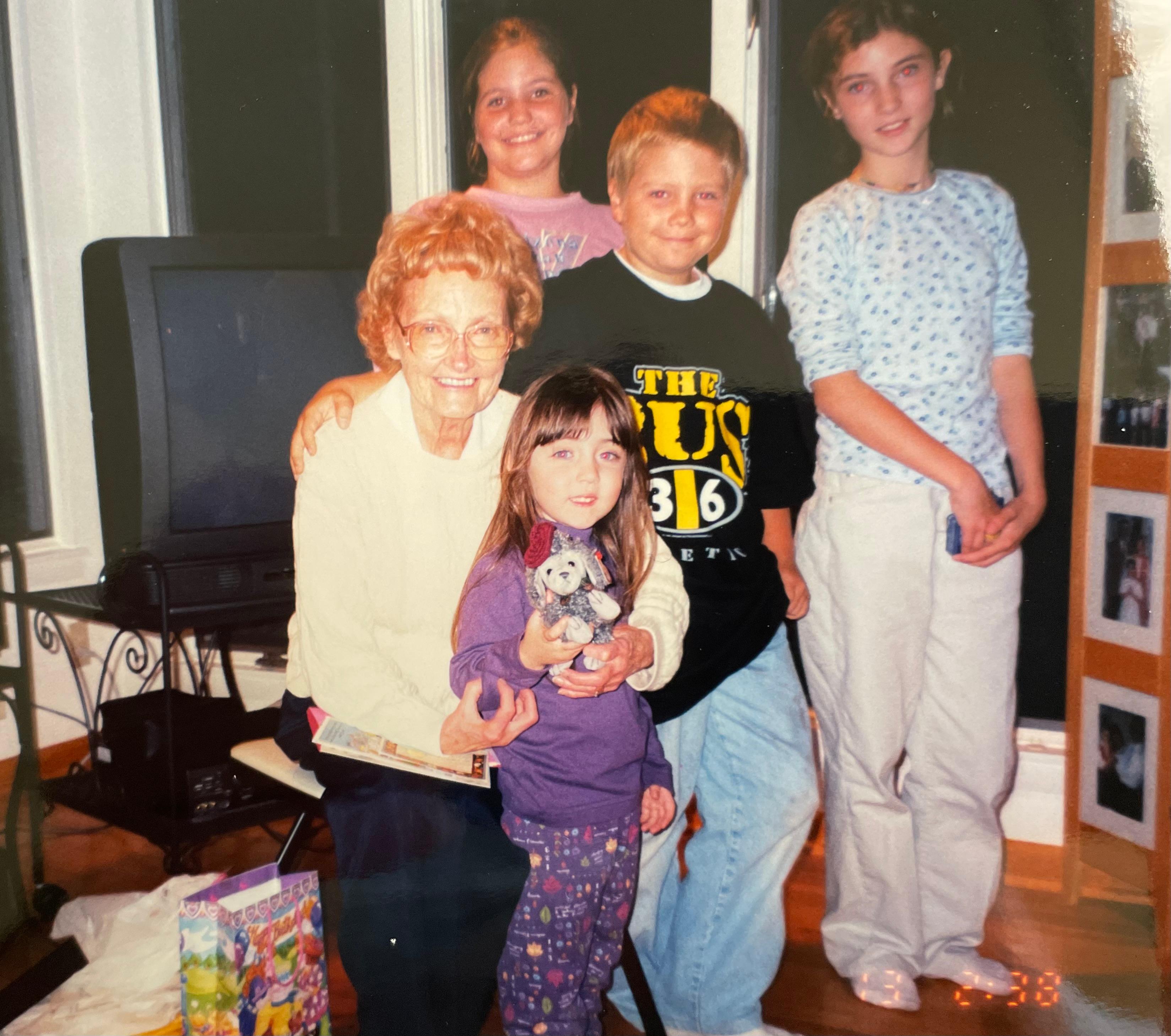 Grandma with the grandkids