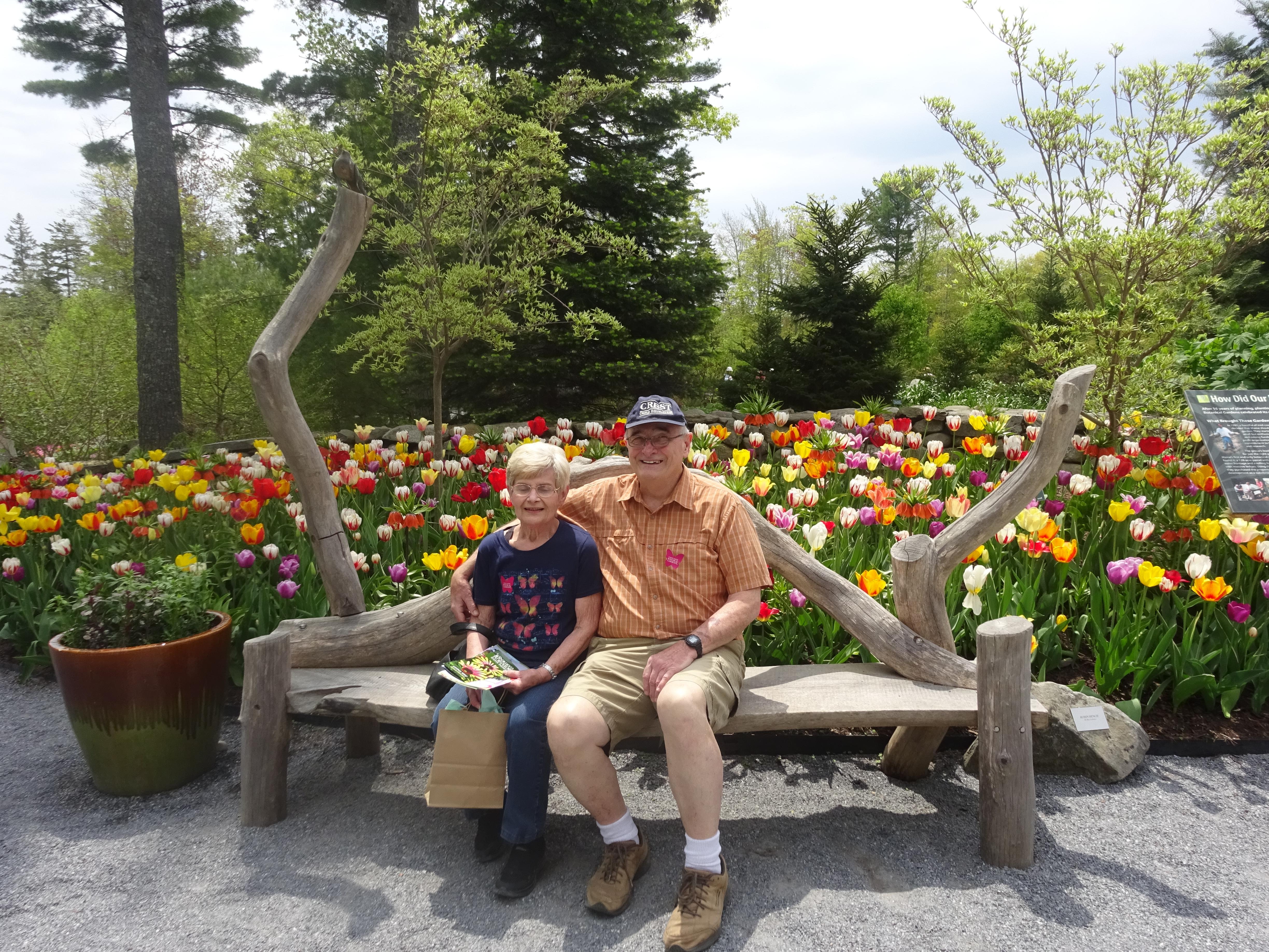 Marta and Eric, Boothbay Botanical Gardens