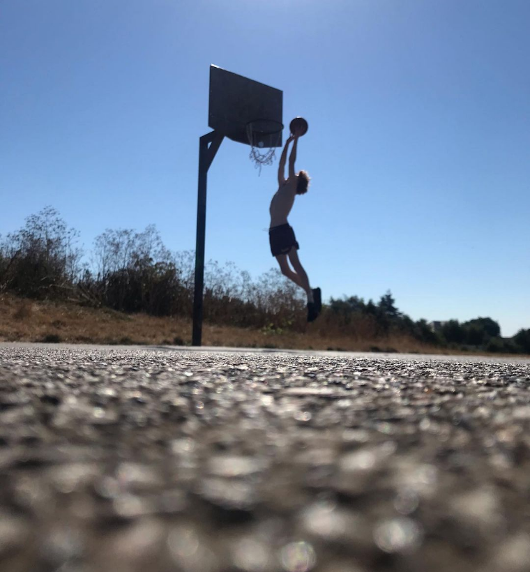 He was a pretty good basketball player.... I'm still better though