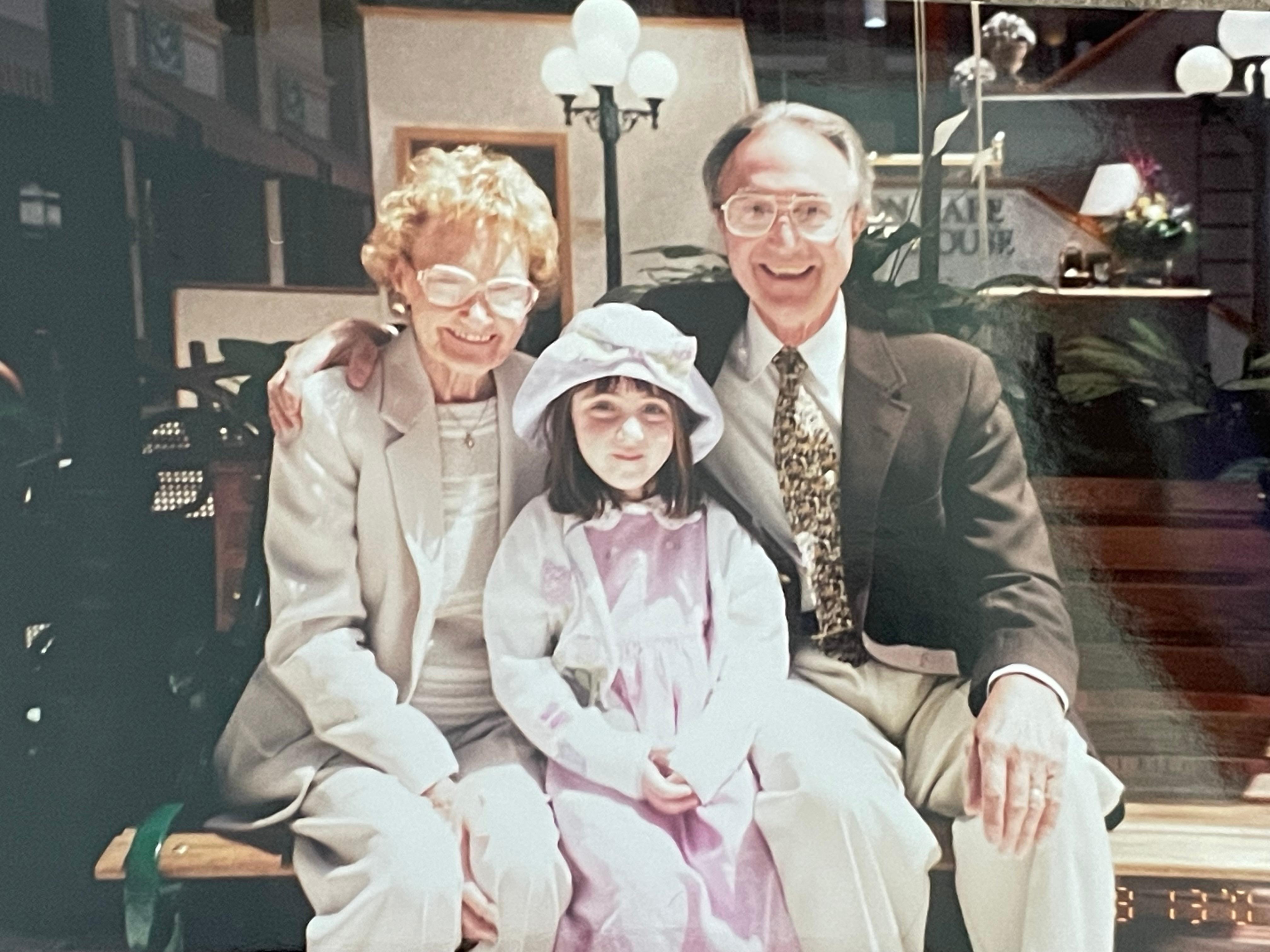 Grandma & Grandpa with Rachel