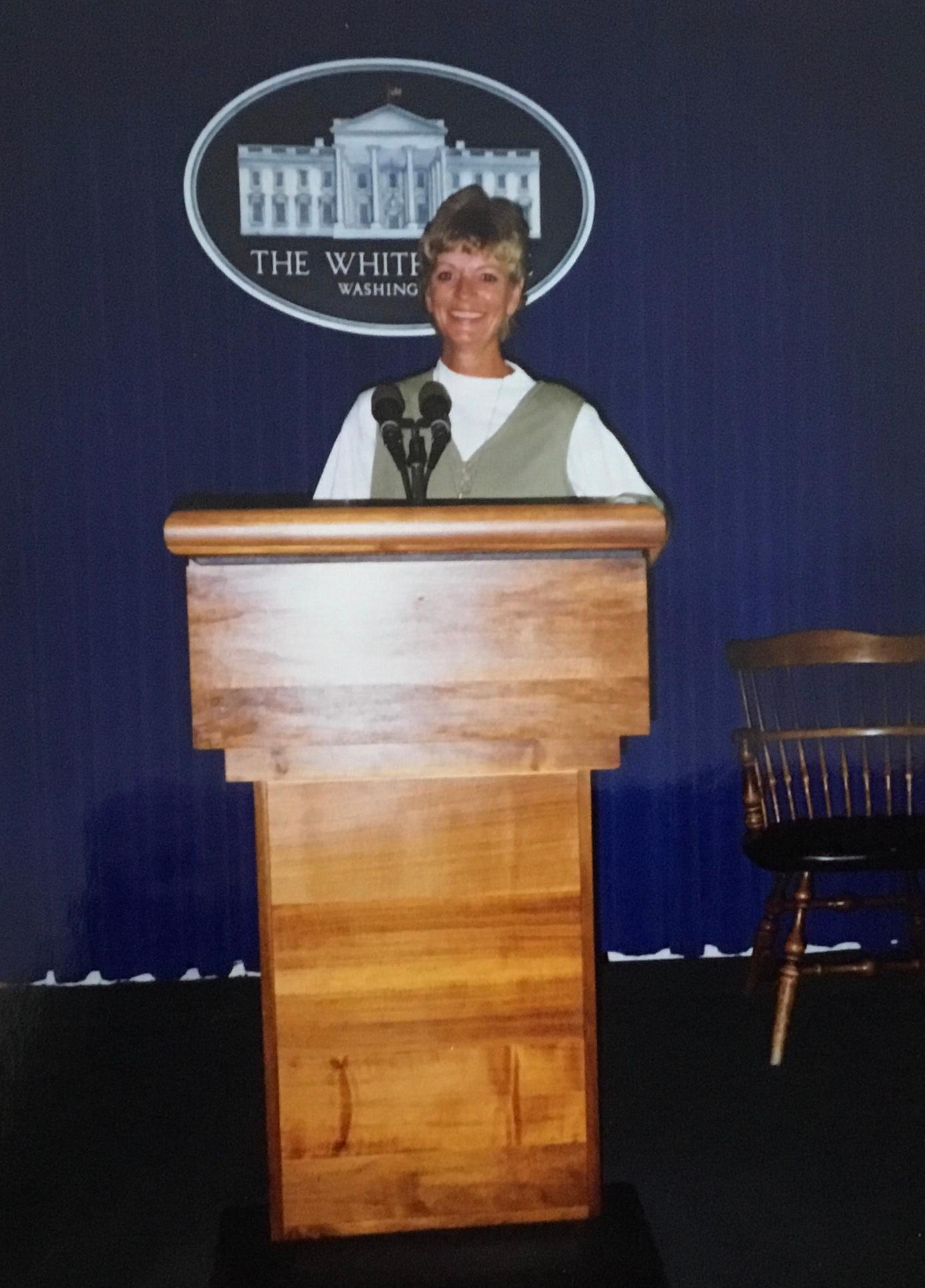 Did you know that Mom was briefly the President's press secretary?