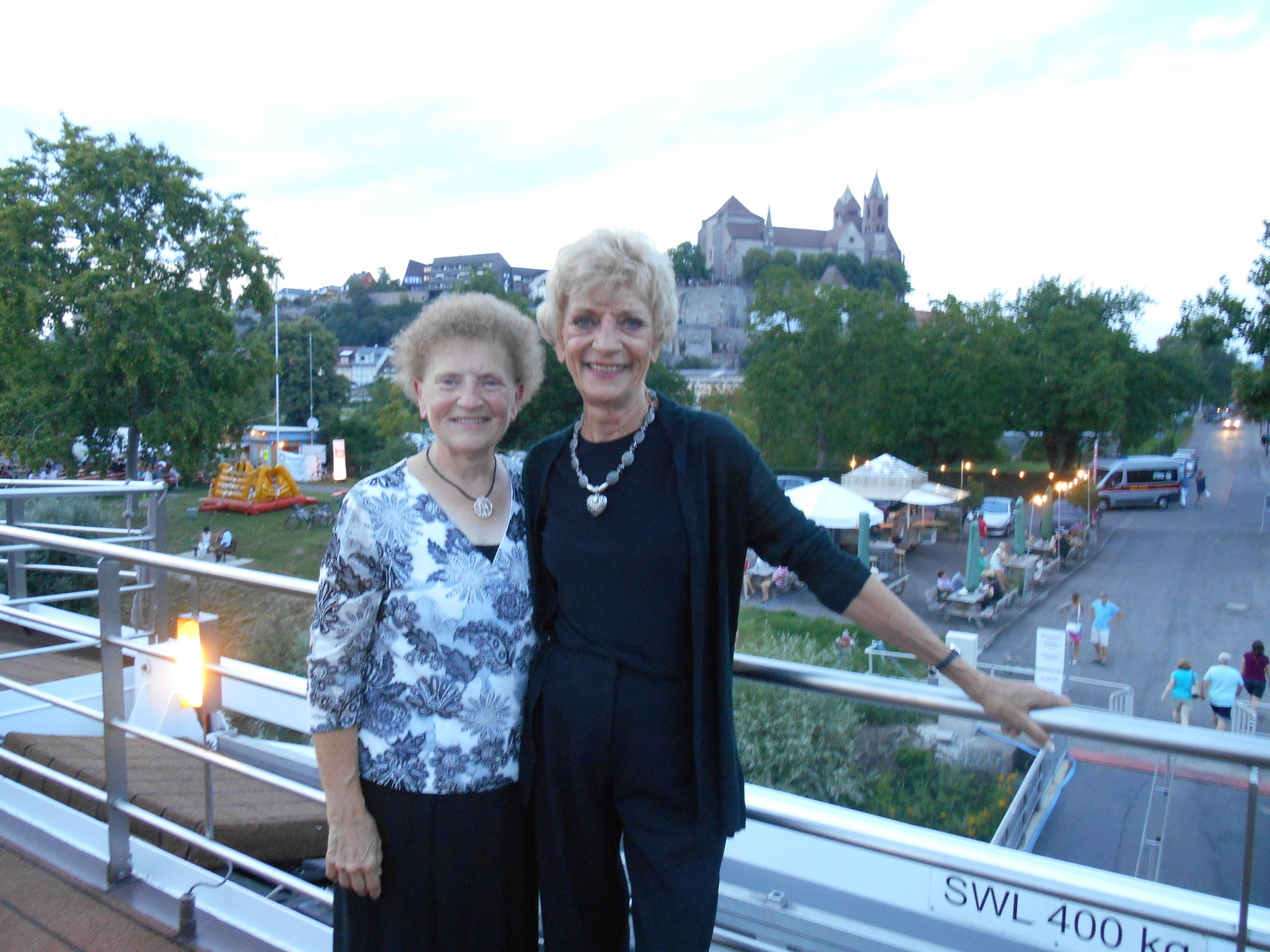 Mom and Mary on their Rhine River cruise, 2014