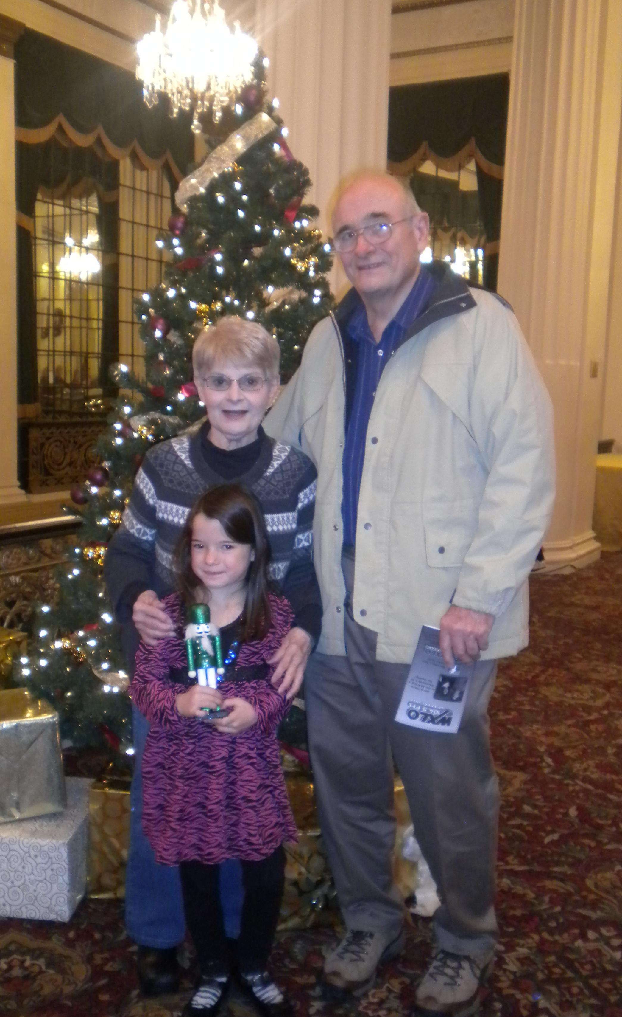 Marta, Eric and Abby at the Nutcracker