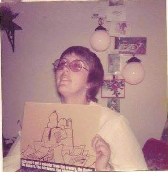 Carole at our first Christmas after Erik & Willa were married