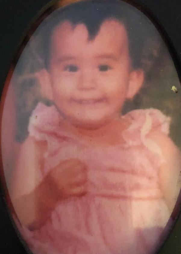 Baby Jackie at one years old.