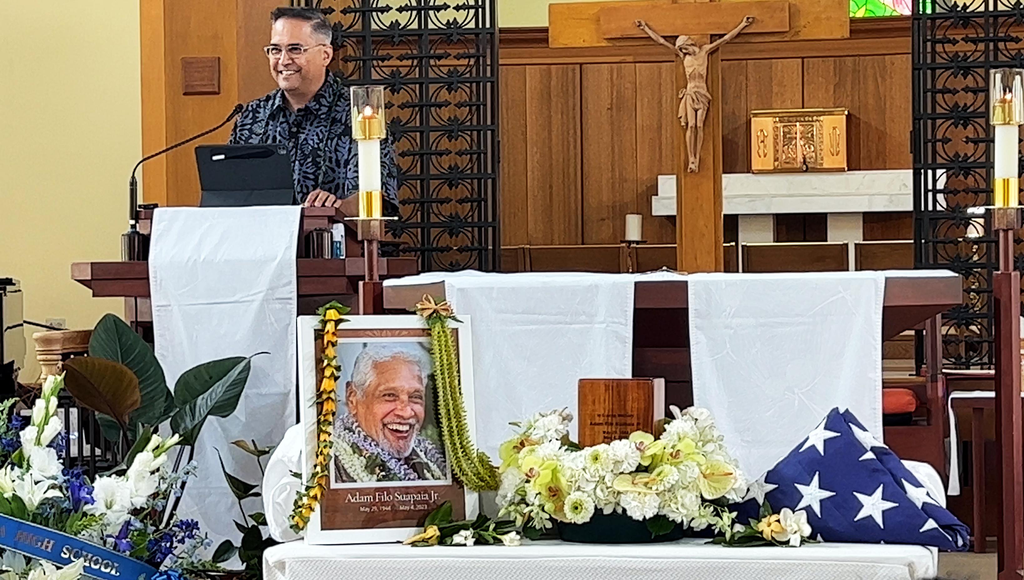 It was a beautiful eulogy and a moving mass!