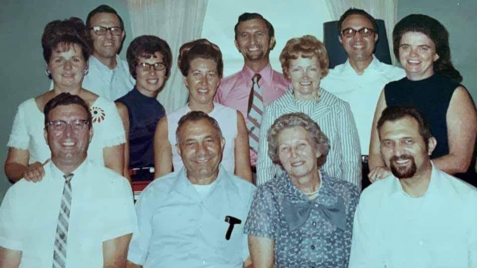 Sam & Jerry with Sam’s parents, brothers and sister-in-laws
