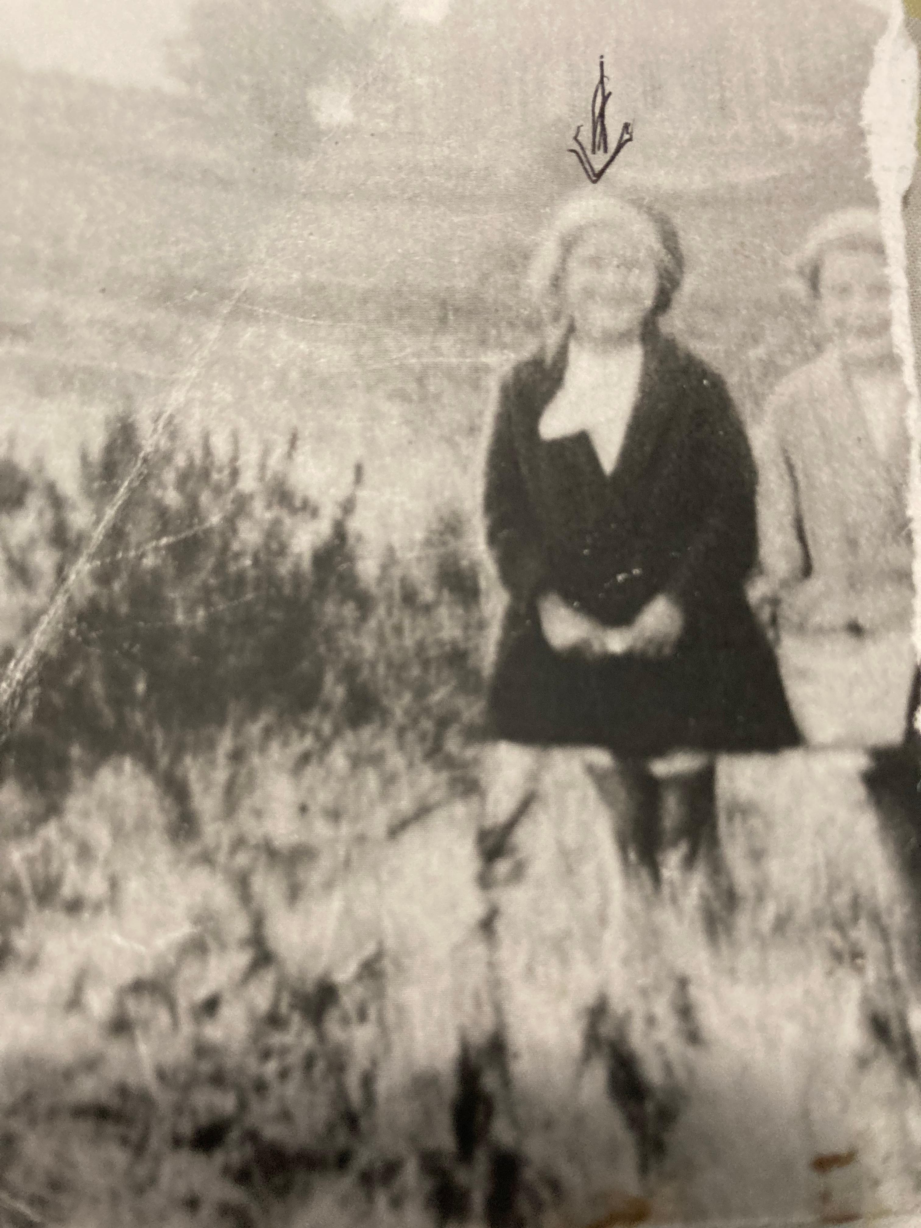 Bird as a young girl. Around 1932. Tamworth, England
