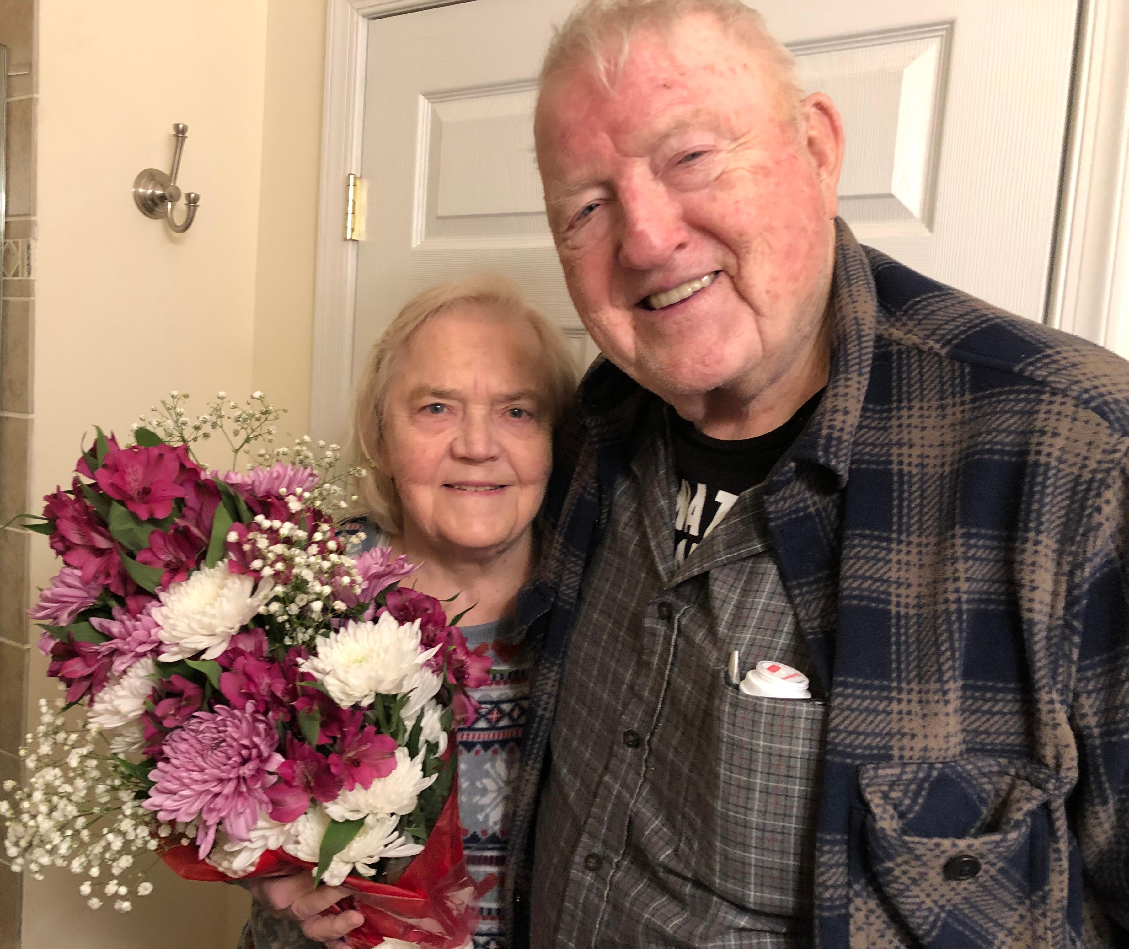 Another beautiful bouquet for Grace from Lyman.