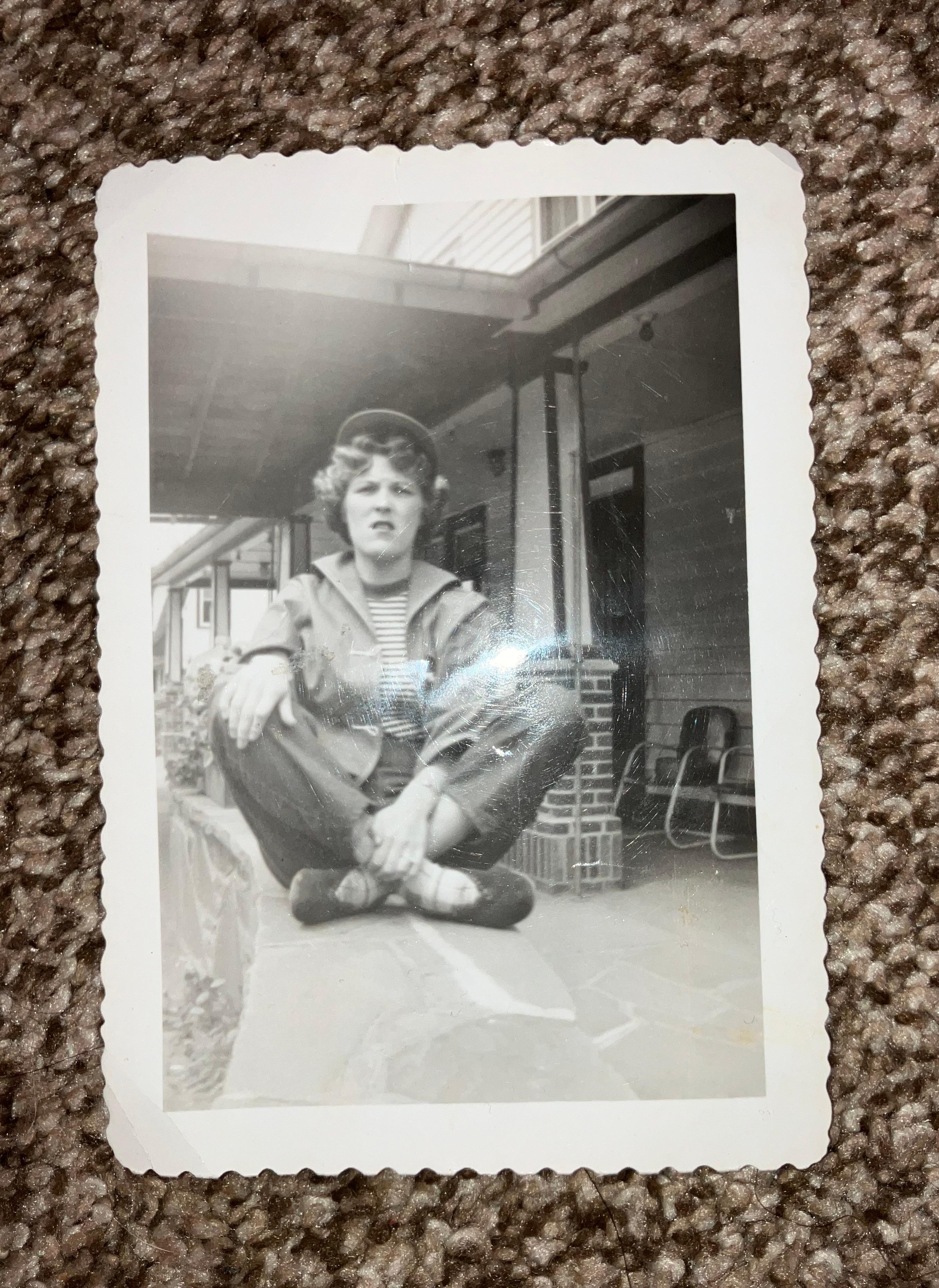 Bird probably on her honeymoon, Narrowsburg, NY, 1951