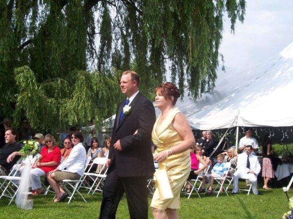 Jesse and Jeanne at Kate's wedding.