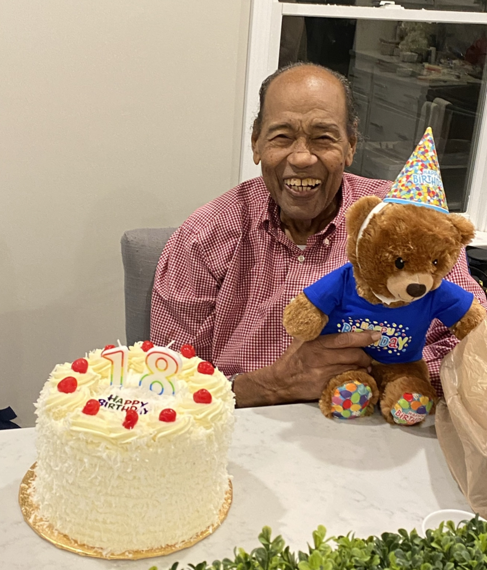 Dad's 81 Birthday. As a tradition, we reverse the candles.