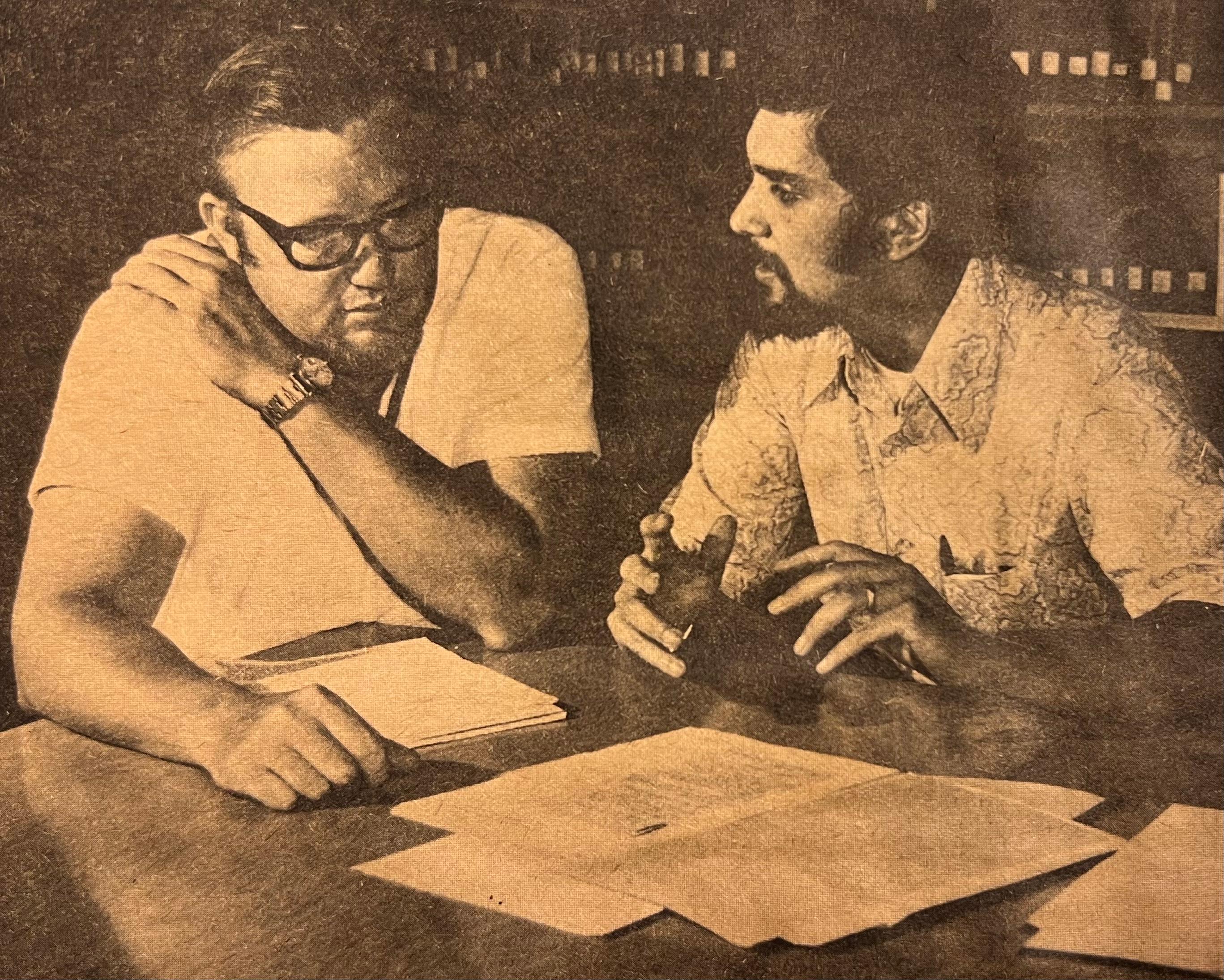 Theological professors in conference.