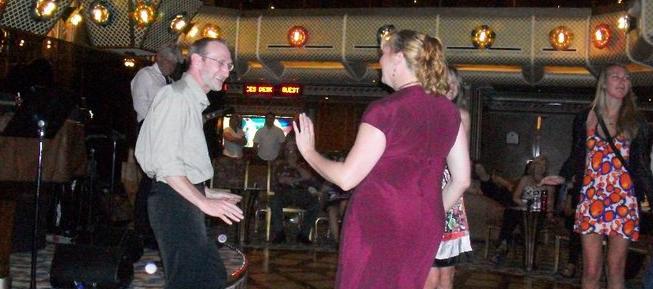 Dave and Stacy dancing all night long
