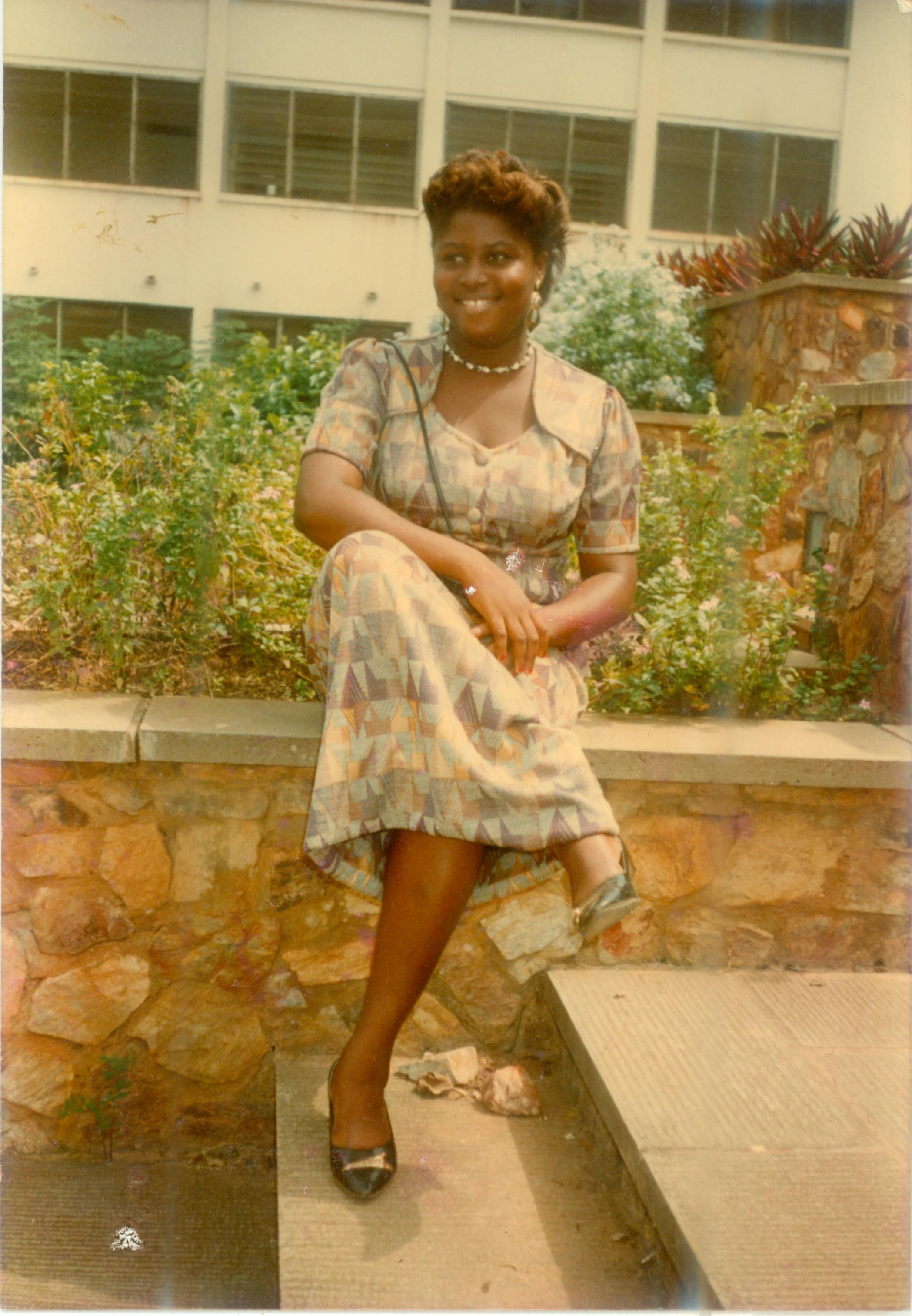 At the University of Ghana. Sabbah Hall.