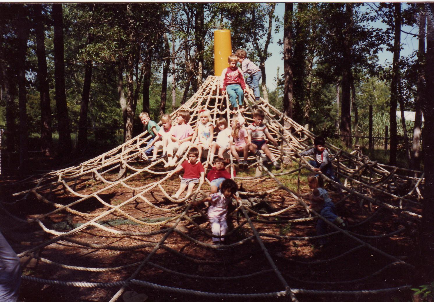 Karl was a very creative person and he expressed that through the building of various unique playgrounds at our church nursery and at their home.