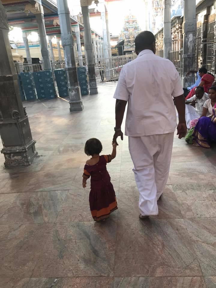 Babutatha and Ayana at Arulmigu Dhandayuthapaniswamy Temple in Palani