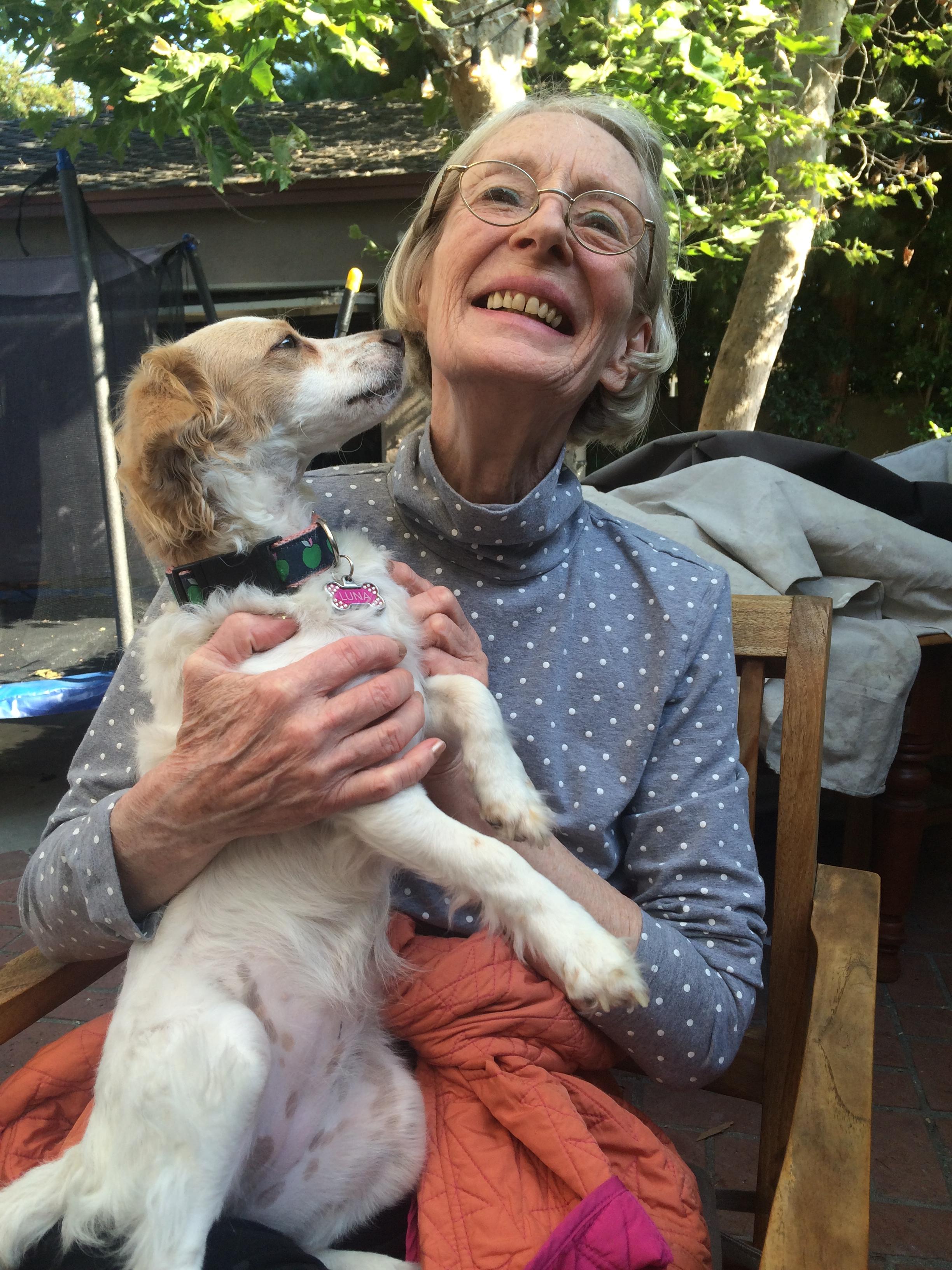 Mom and Luna. 2016 LA visit.