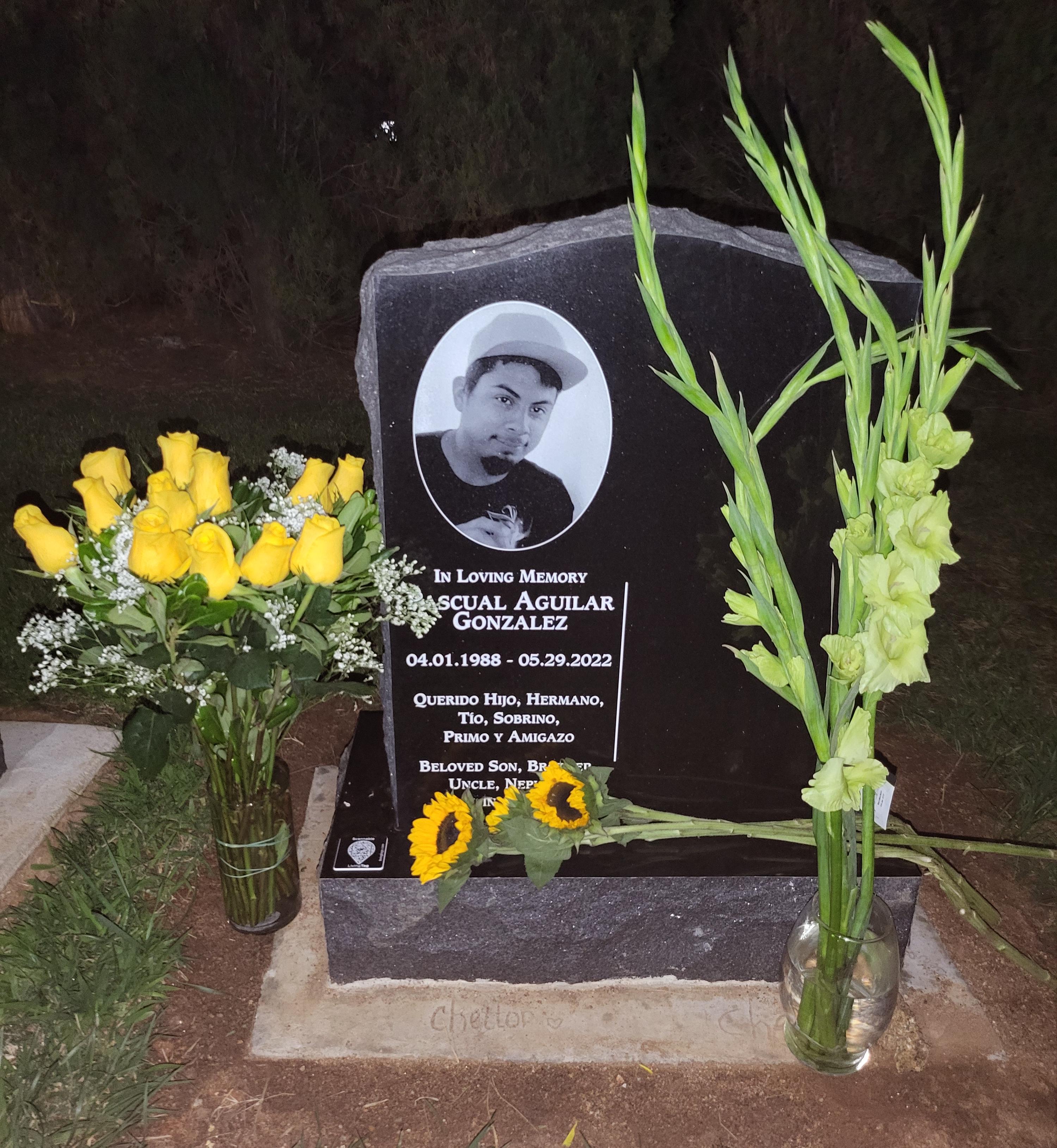 Dropping off his weekly flowers- 8.17.23 #MissingYou