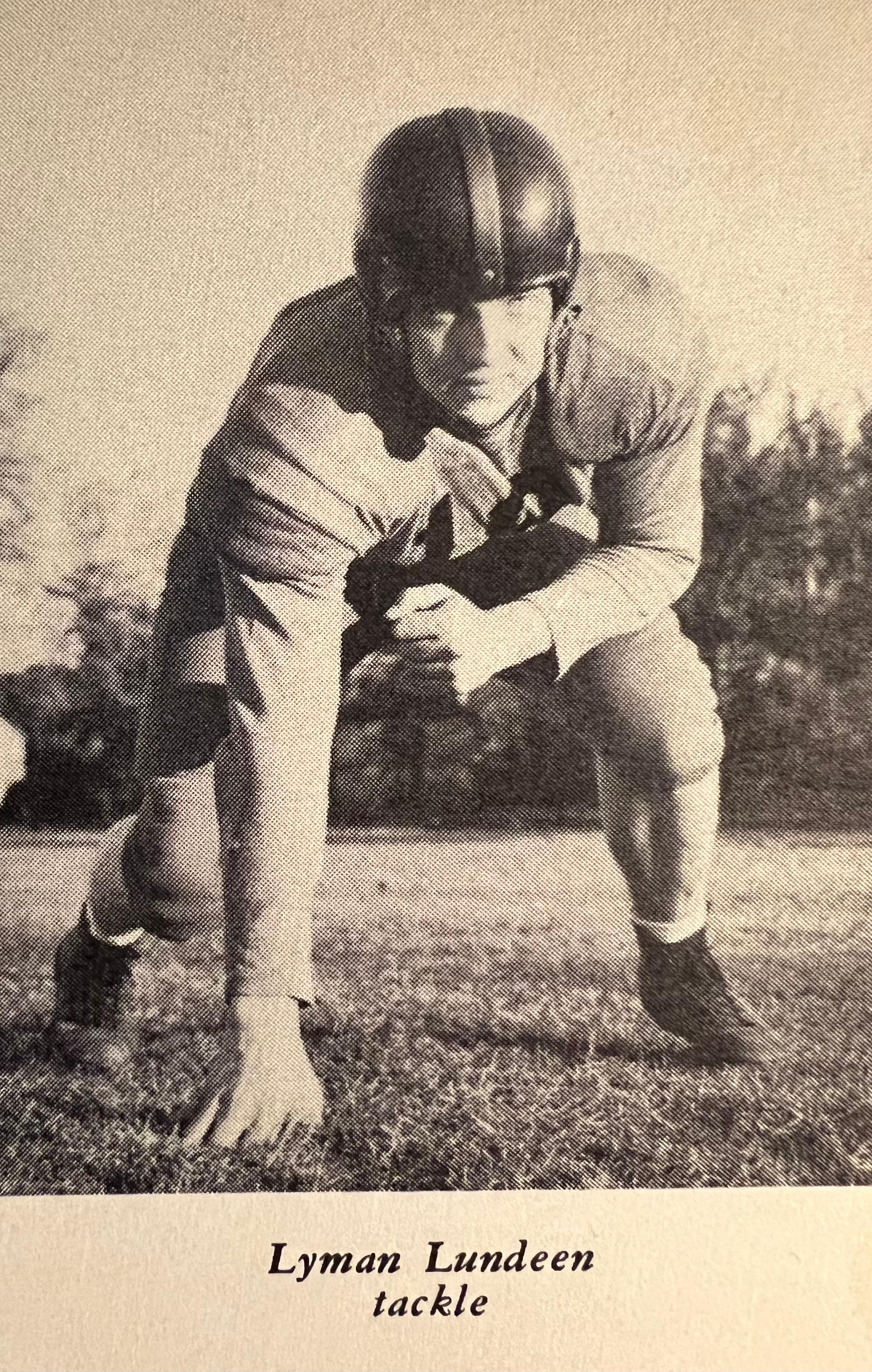 Lyman takes the position pre-tackle at Augustana.