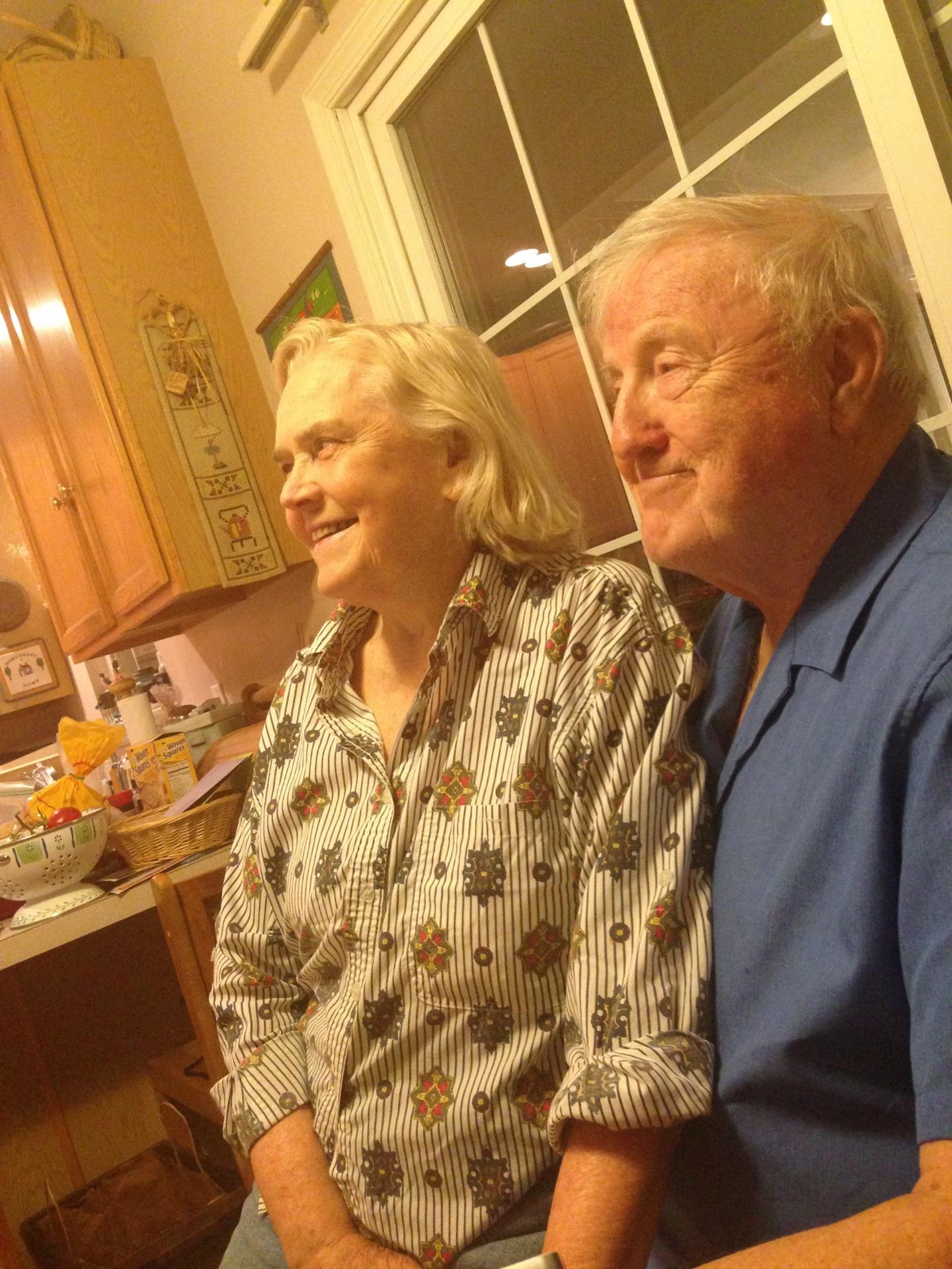 Lyman and Grace on his birthday