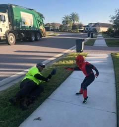 I am so sorry about Donald’s loss. We are heart broken as well. My 5 year old son looked forward to seeing him twice a week for the past 3 years. He was also so happy, positive, and always took extra time to hang out with my son during his work day. Donald used to pretend to be the villain when my son dressed as Spider-Man, he used to race my son up and down the street laughing the whole time, and always yelled to our family or honked the garbage truck horn. We loved seeing him and felt that we grew close to him. He was amazing. He was taken too soon. We send our thoughts and prayers to his family.
