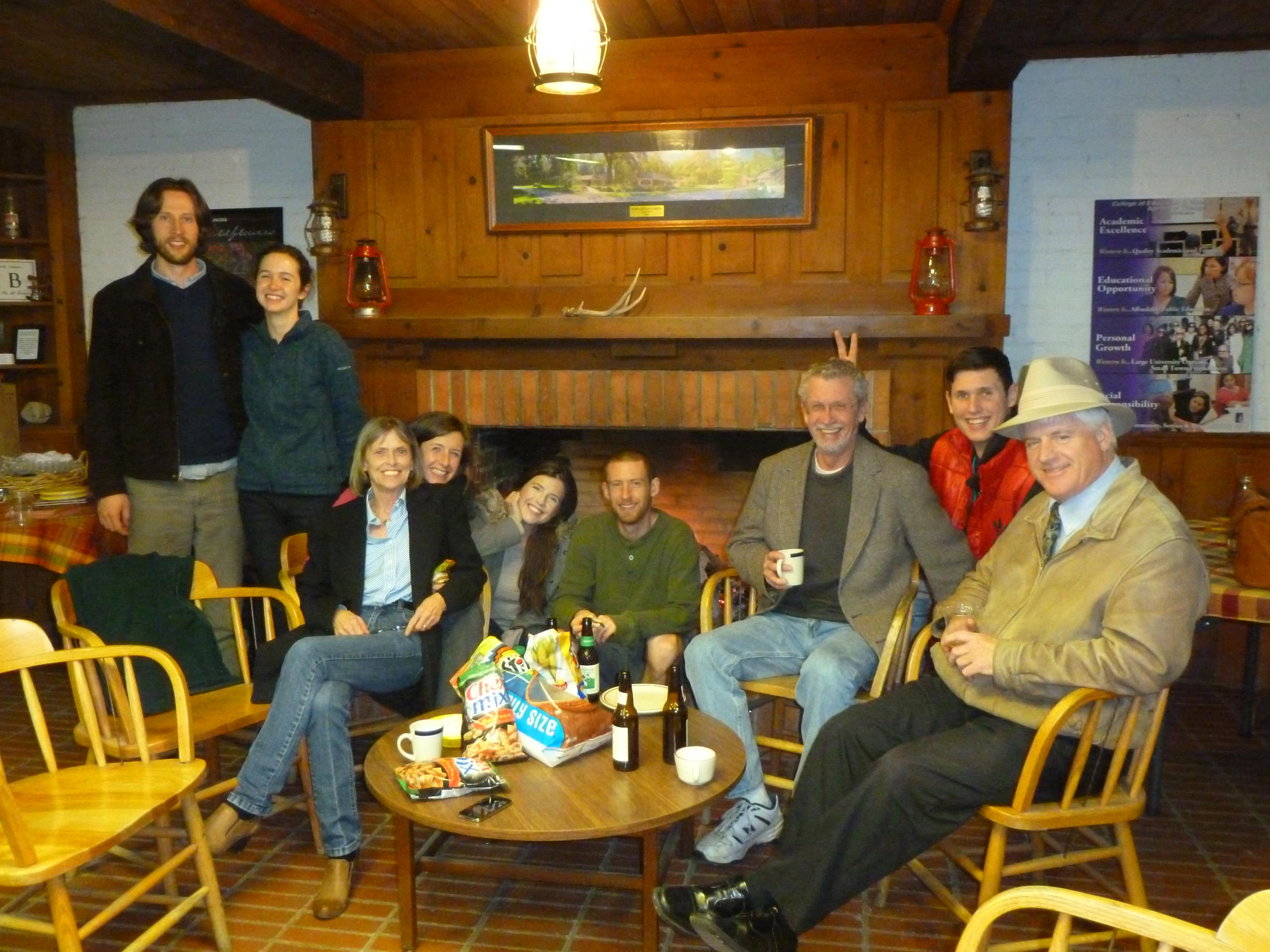 Thanksgiving at Horn Lodge (Macomb, IL). Tim with Shaun, Teresa, Denny, Colleen, Maureen, Brian, Conor and Ed. So many good times at Horn Lodge gving thanks and enjoying our family!