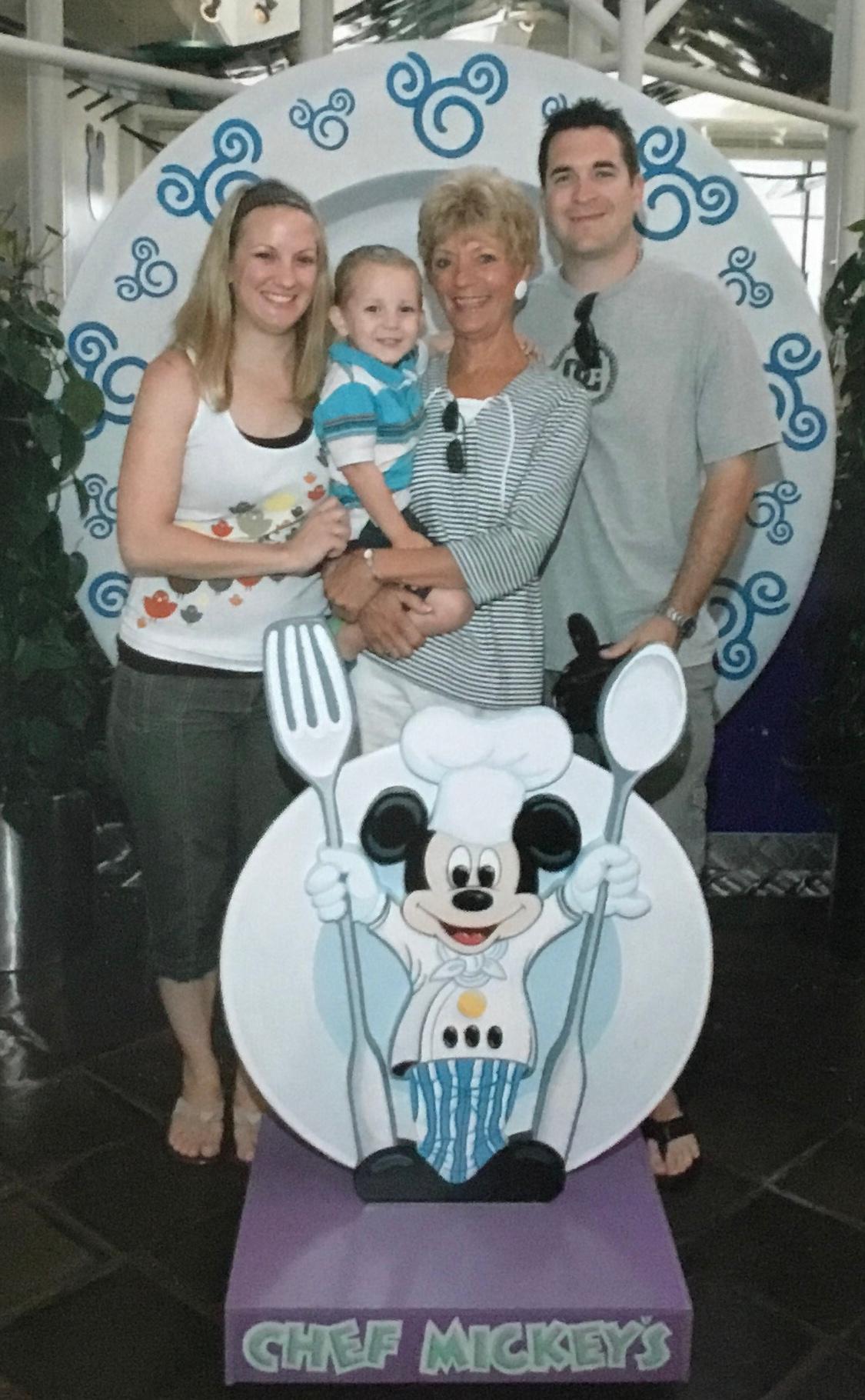  At Disney World in 2005