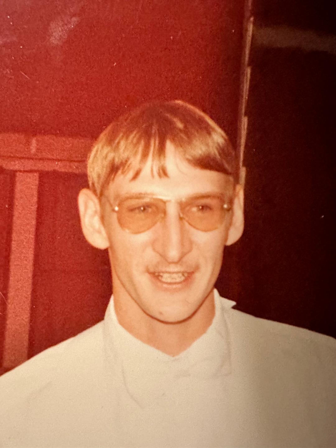 The handsome devil on his wedding day