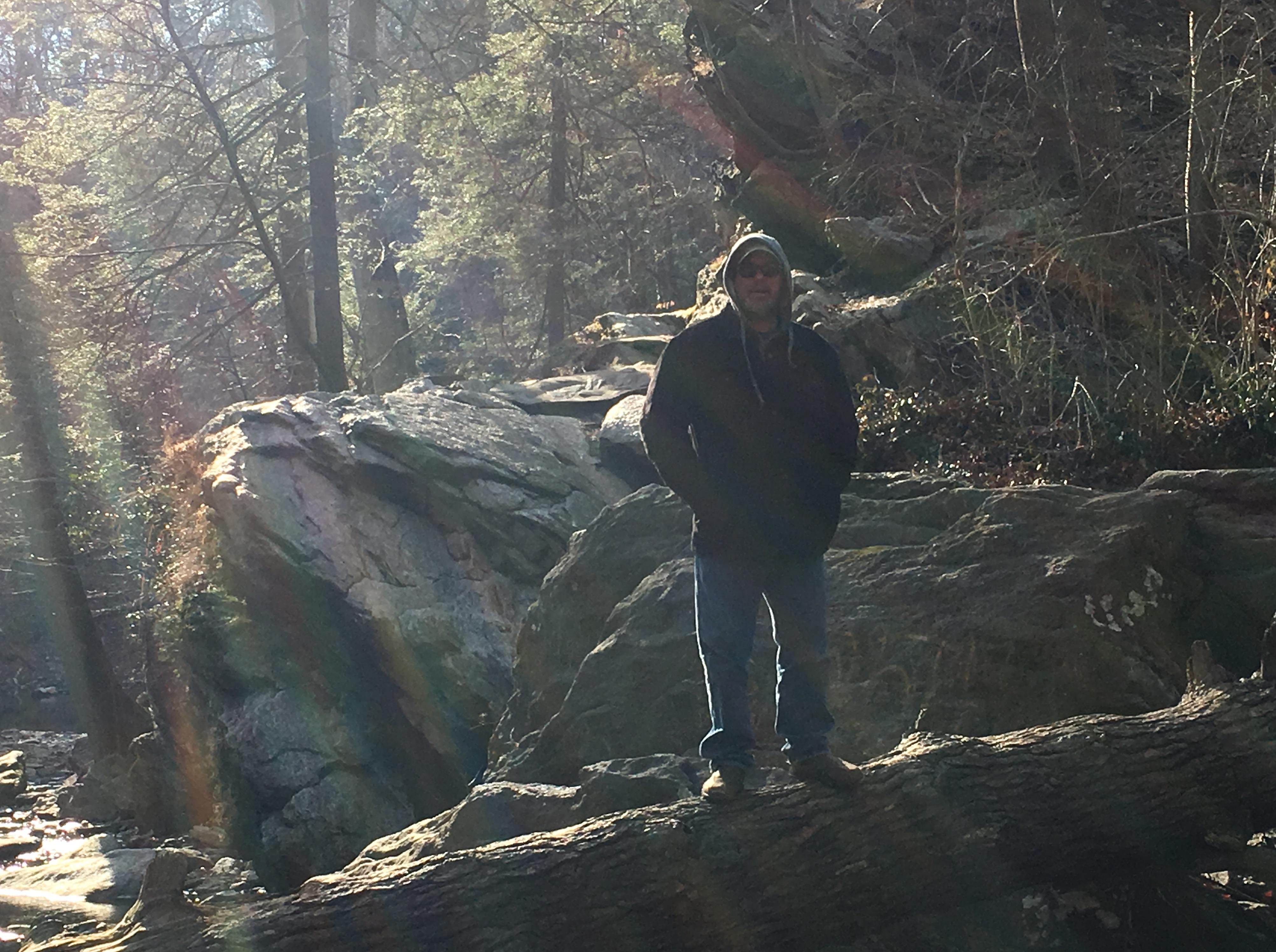 Hiking at Wissahickon.  