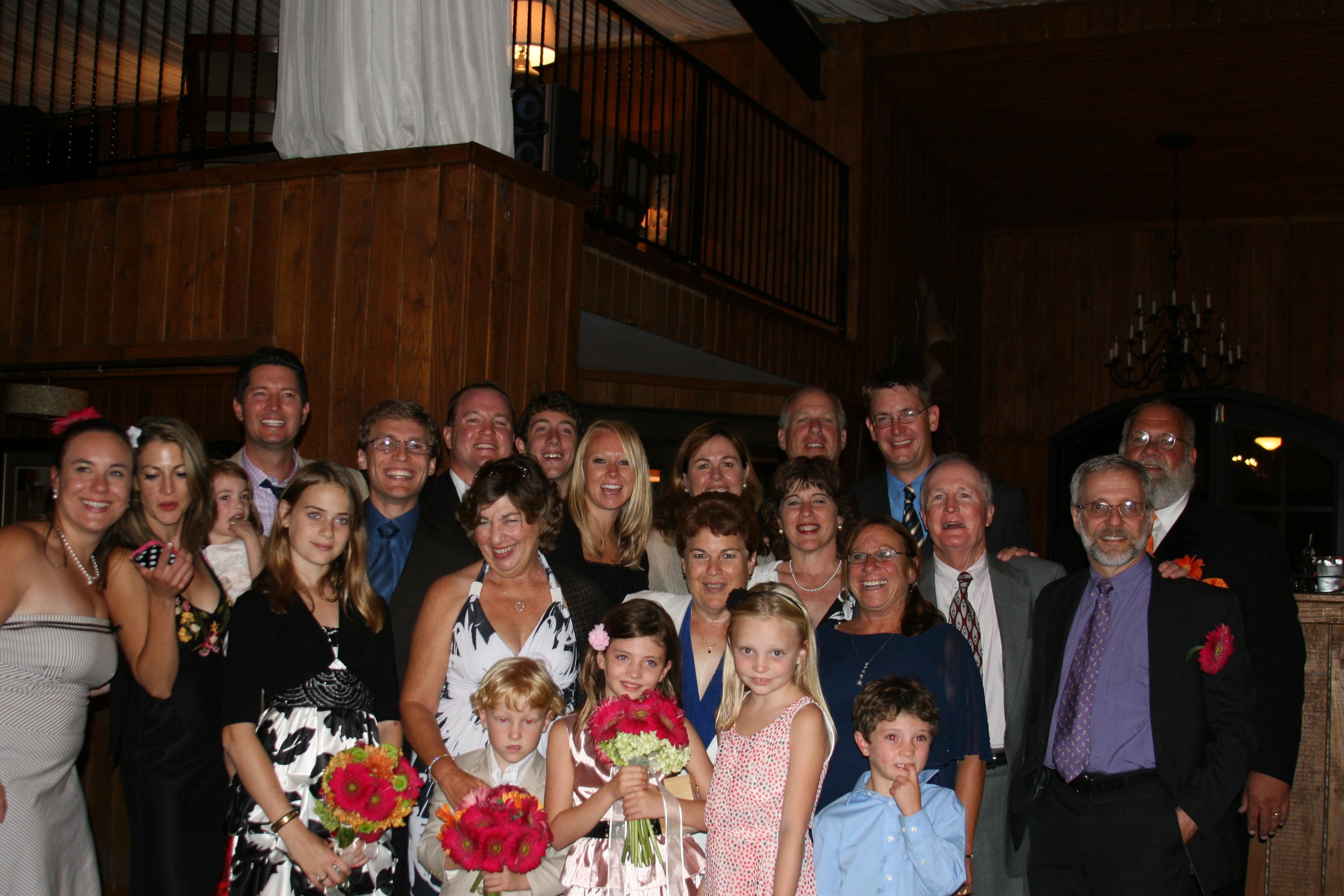 Ellie was happiest surrounded by her family. 
Stamm Wedding 2012