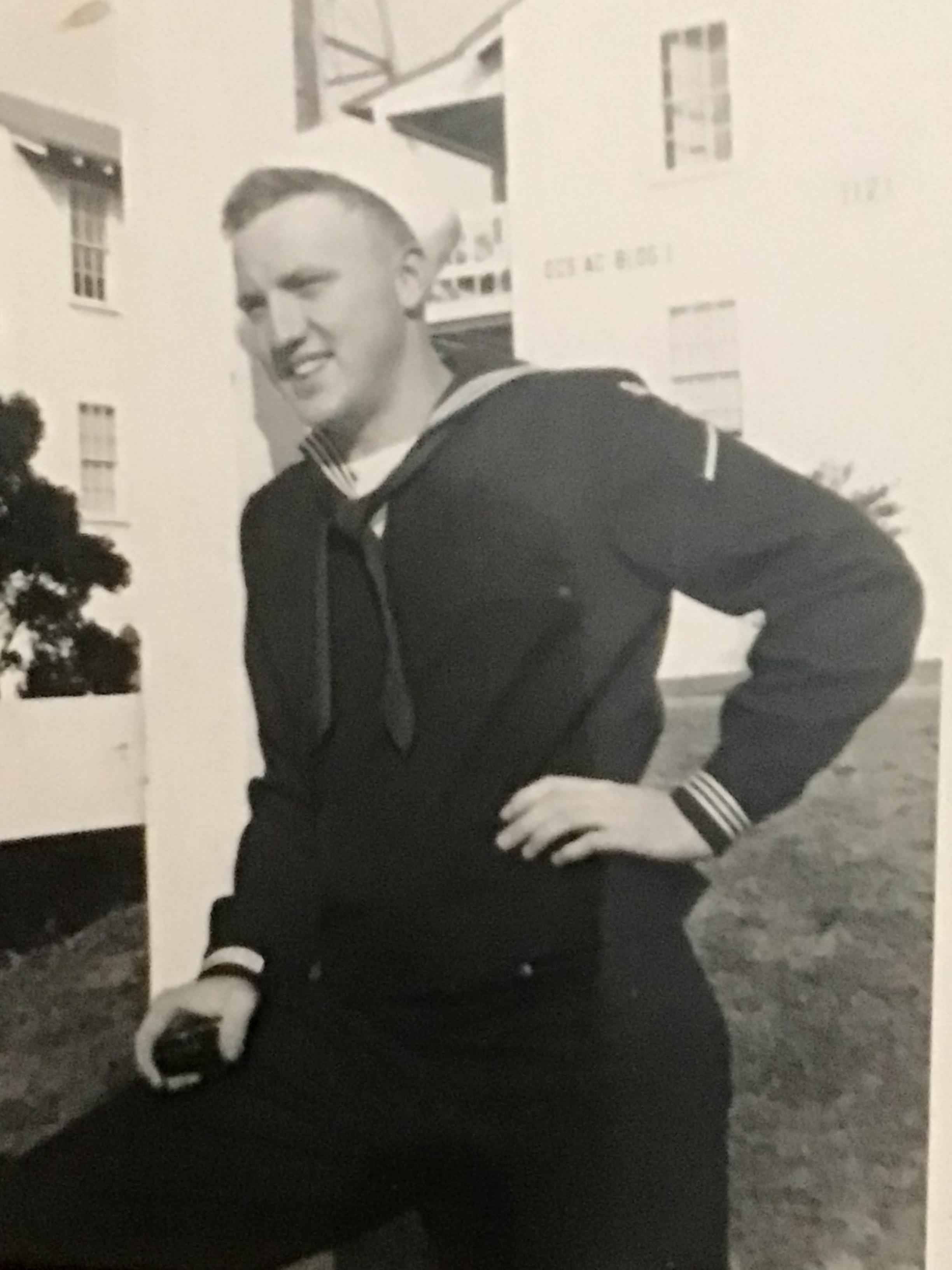 Just a sailor on shore leave.