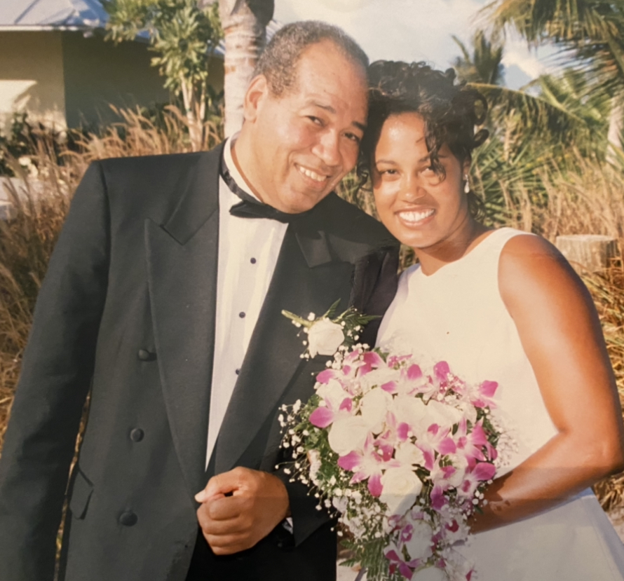 Daddy and Dara on her wedding day.