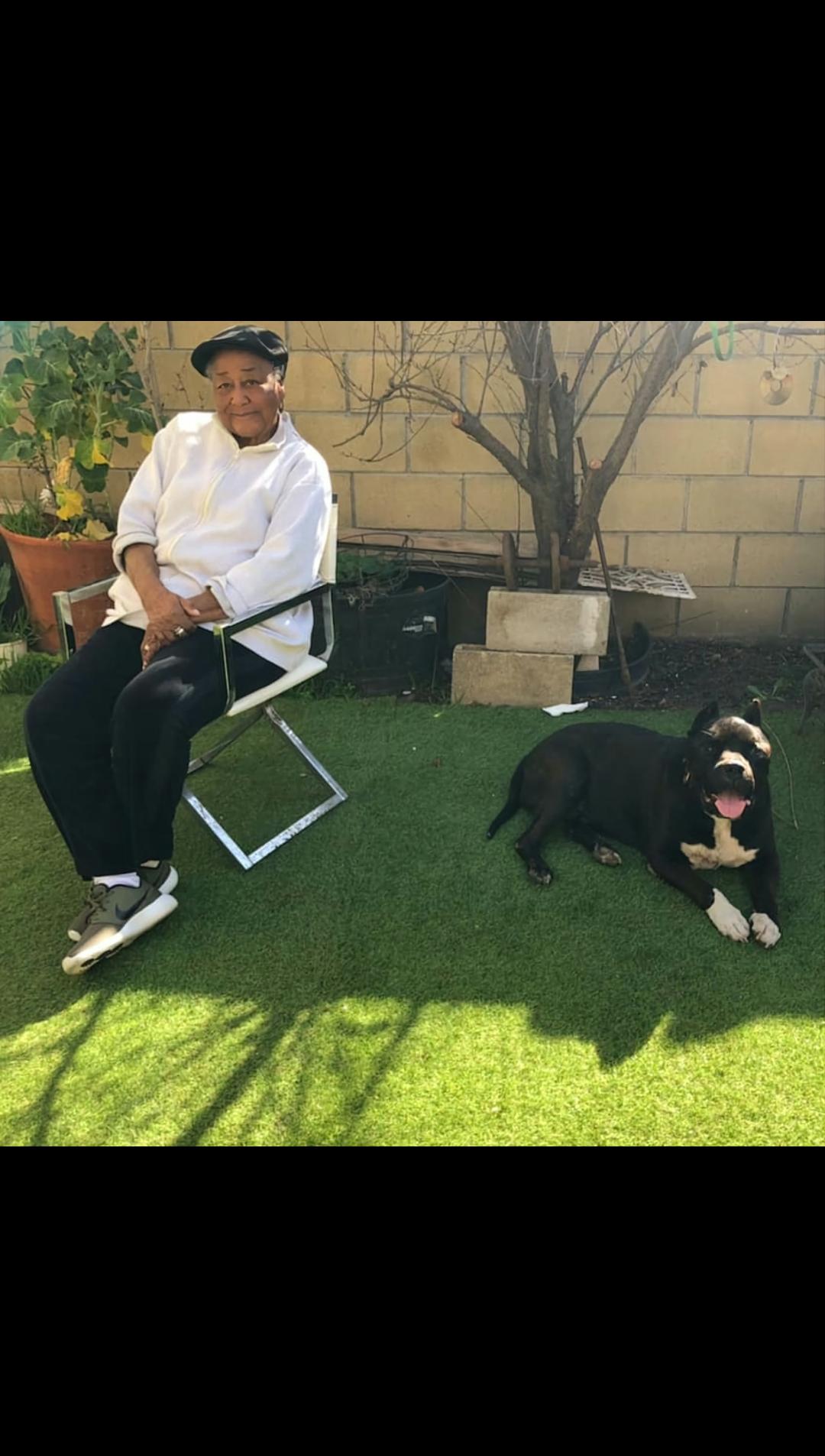 Beauty and the Beast... aka Maverick the big baby!