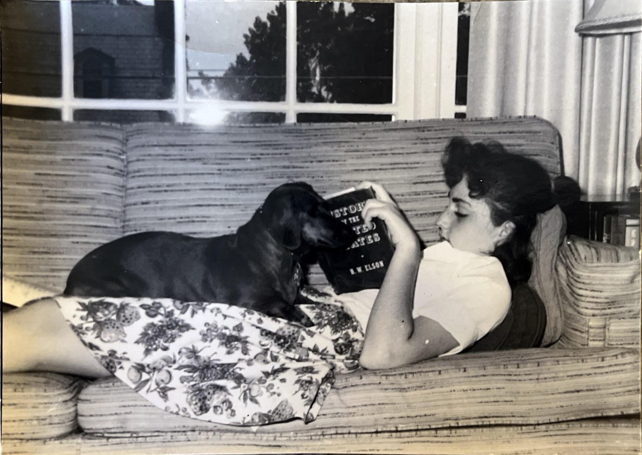 Ruth's beloved first dog, Heidi