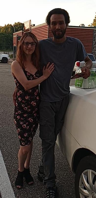 Daughter Micole and Angelo.