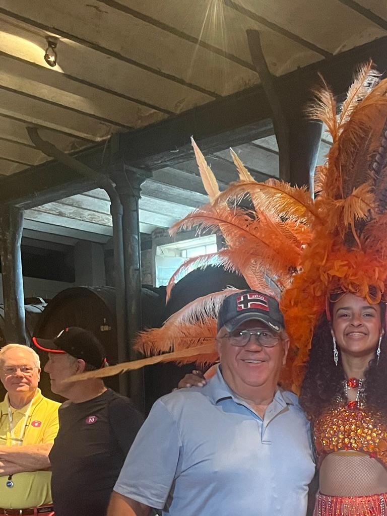 Rick and I in Argentina for carnival in January 2023.