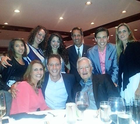 Here's a beautiful Family picture that was taken at Rob & Nicole's dinner rehearsal before their big Wedding Day.
