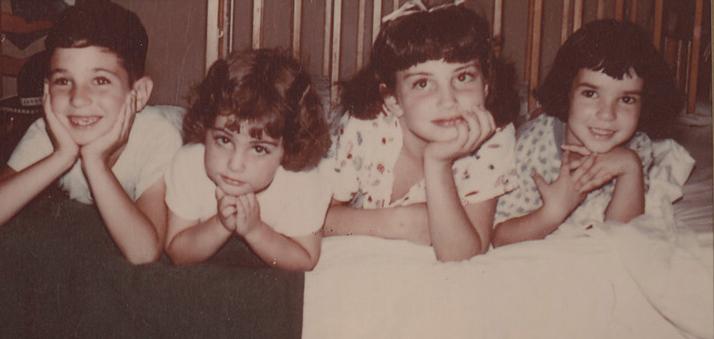 Cousins
Richard Strick, Marci, Ruth, Susan Strick McKenzie
Benton Harbor, MI
mid-1950s