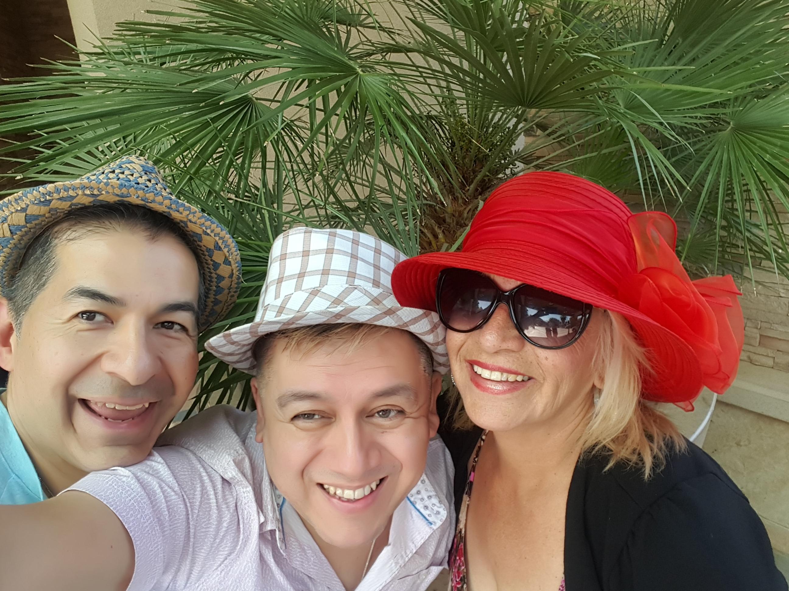 Jose, Danny, and Mari in Palm Springs!